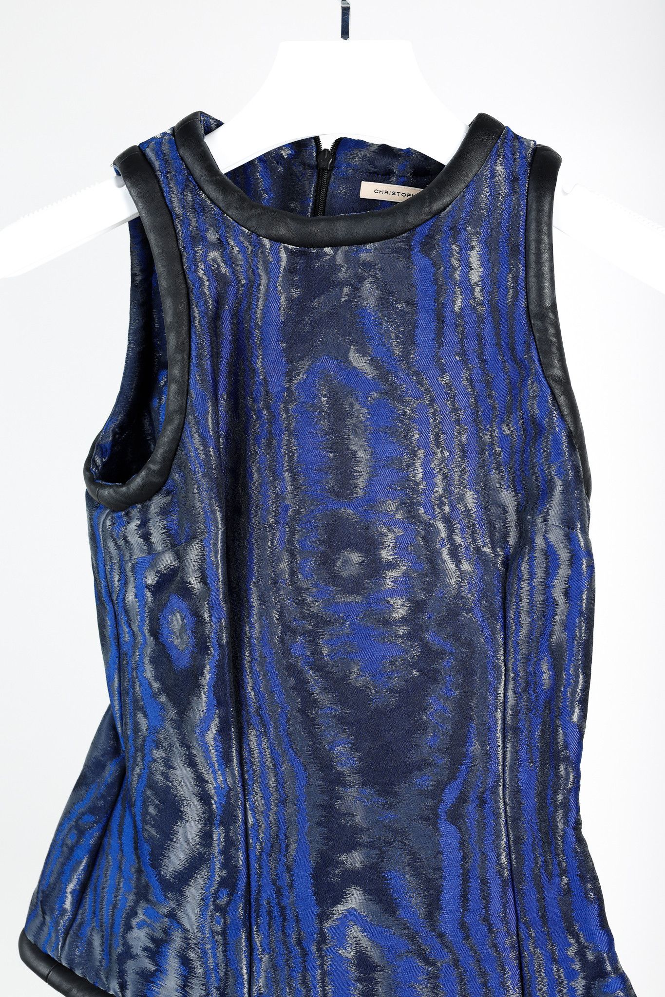 Christopher Kane Christopher Kane AW/12 Metallic Silk Jacquard Sleeveless Top Size M / US 6-8 / IT 42-44 - 3 Thumbnail