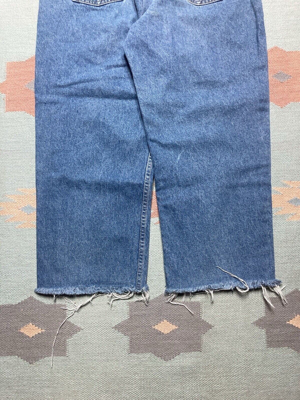 Tommy Hilfiger × Vintage Vtg y2k baggy jeans Tommy Hilfiger wide skater flag 38x25 Size US 38 / EU 54 - 2 Thumbnail