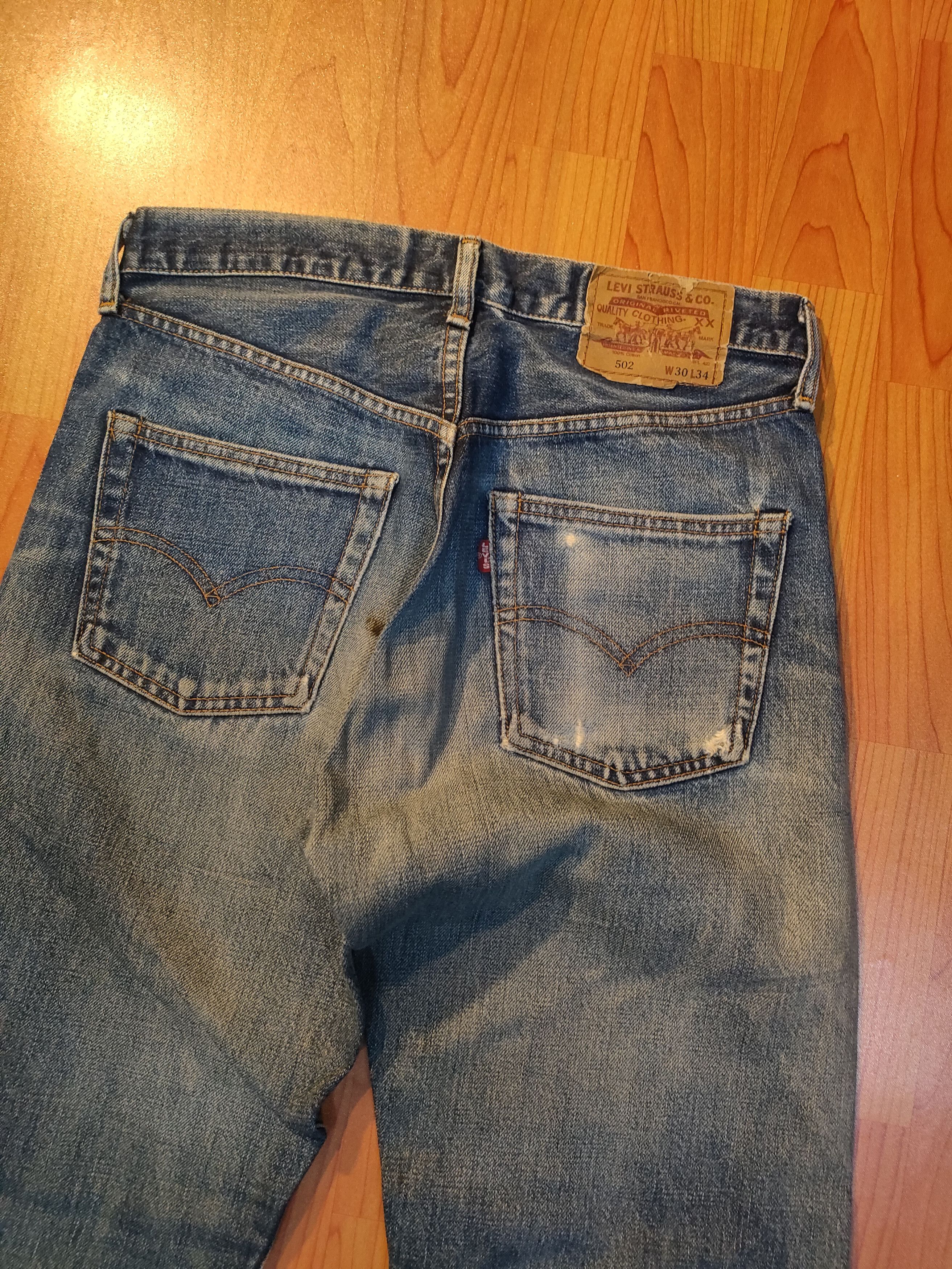Levi's Vintage Clothing × Vintage Vintage Levi's 502 Selvedge Jeans Size US 30 / EU 46 - 3 Thumbnail