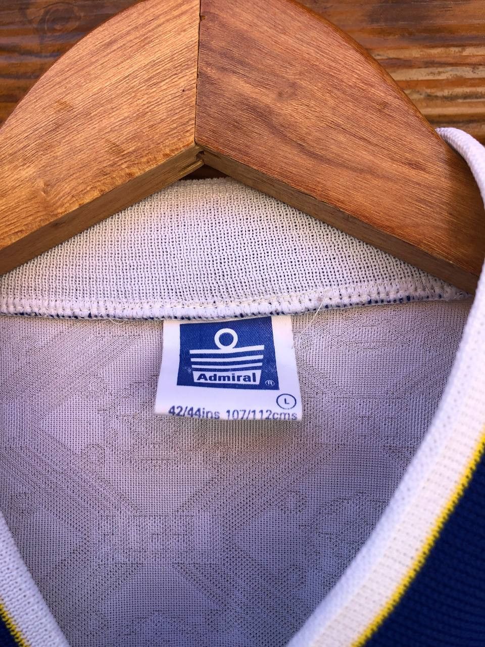 Vintage LEEDS UNITED ADMIRAL VINTAGE FOOTBALL JERSEY SHIRT Size US L / EU 52-54 / 3 - 6 Thumbnail