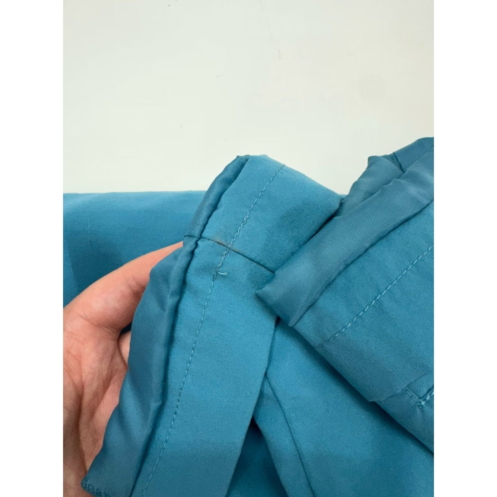 Vintage L.L. Bean Jacket Womens Petite Large Blue Zip Up Hooded Trench Coat Size L / US 10 / IT 46 - 4 Thumbnail