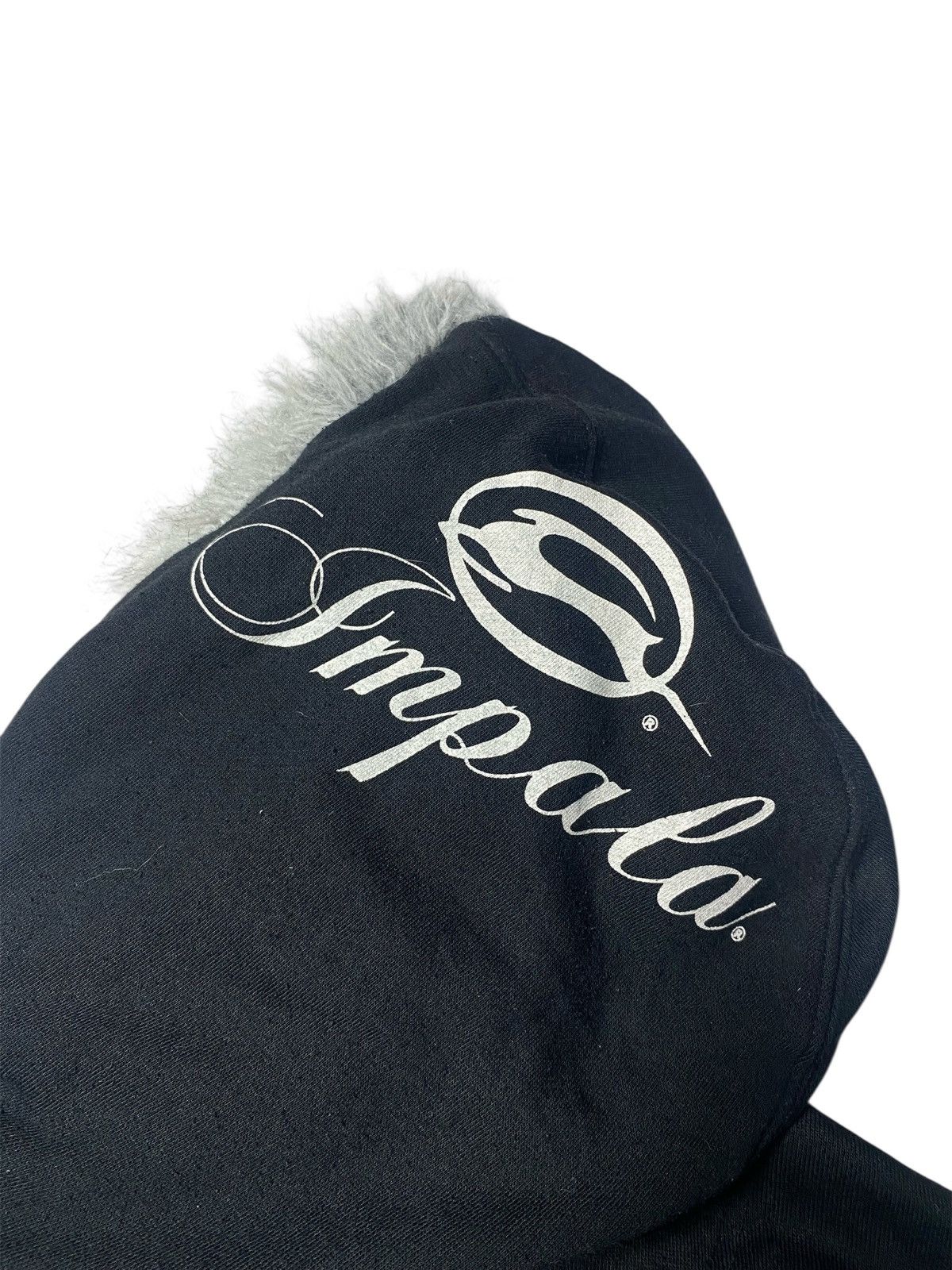 If Six Was Nine Y2K Impala Poem Fur Zip Hoodie Size US L / EU 52-54 / 3 - 8 Thumbnail