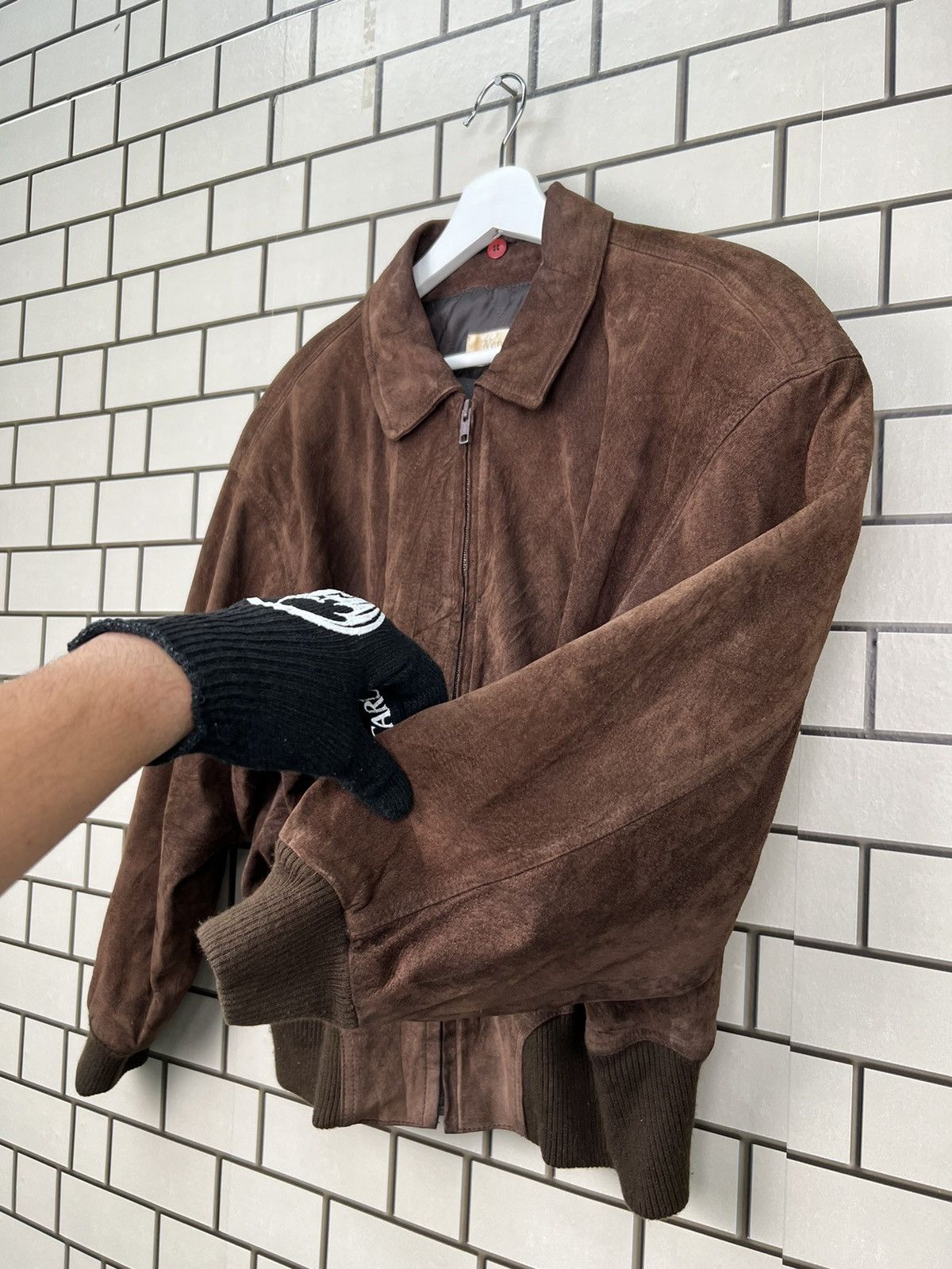 Japanese Brand × Vintage Vintage Vent et Vert Suede Jacket Size US M / EU 48-50 / 2 - 4 Thumbnail