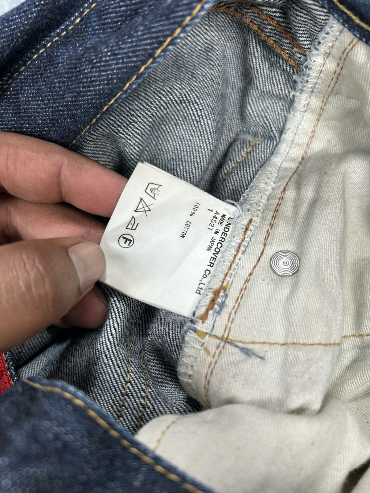 Undercover Undercover SS08 Summer Madnes”Lightning Bolt Fringe Jeans142 Size US 26 / EU 42 - 7 Thumbnail