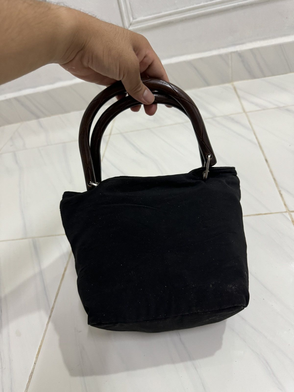 Bottega Veneta DOUBLE KNOT BOTTEGA VENETA BLACK IN COTTON Size ONE SIZE - 9 Thumbnail