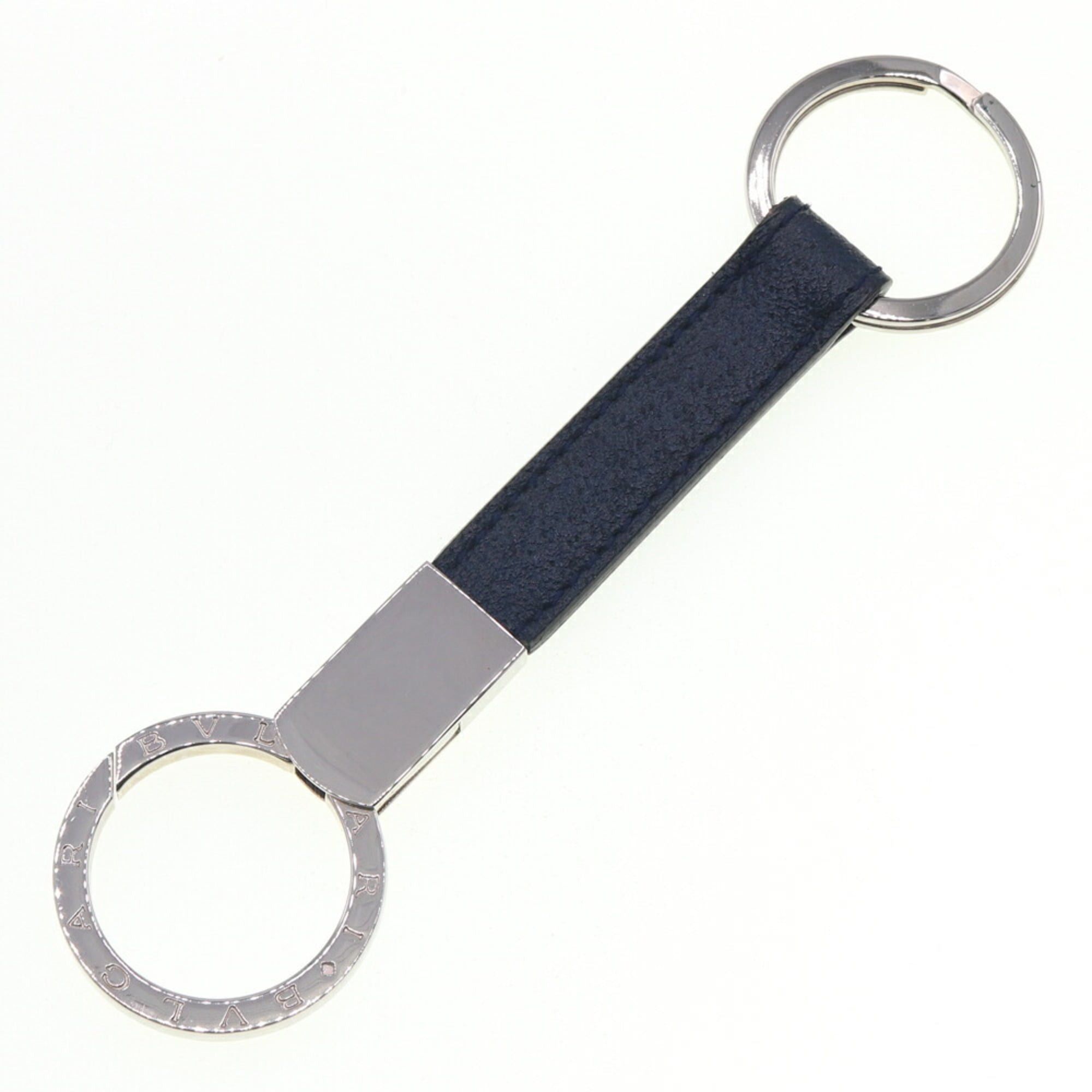 Bvlgari BVLGARI MAN Key Ring 22760 Navy Keychain Bag Charm Men's | Grailed