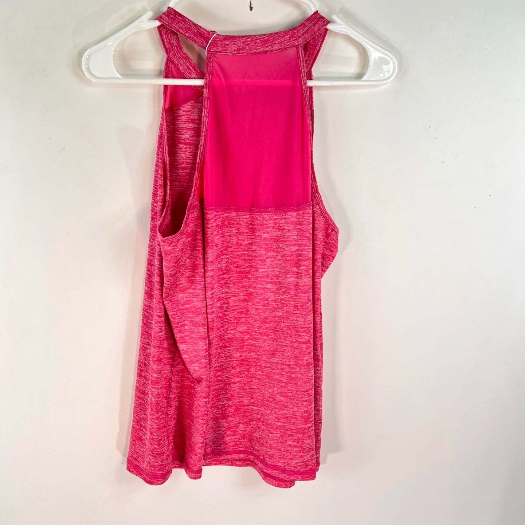 Pinko Aeuui Sports Tank Top Womens XL Pink Heather Poly Spandex Size XL / US 12-14 / IT 48-50 - 5 Thumbnail