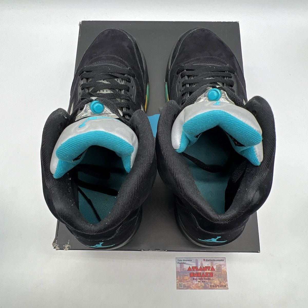 Jordan Brand Air Jordan 5 Aqua Size US 12 / EU 45 - 7 Thumbnail