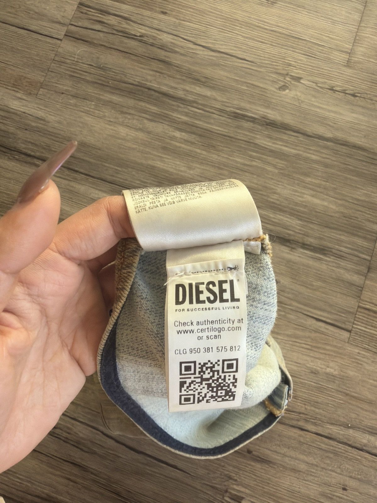 Diesel Diesel crop top De-Top-Fsd Tank Top 'Denim' Size XS / US 0-2 / IT 36-38 - 4 Thumbnail