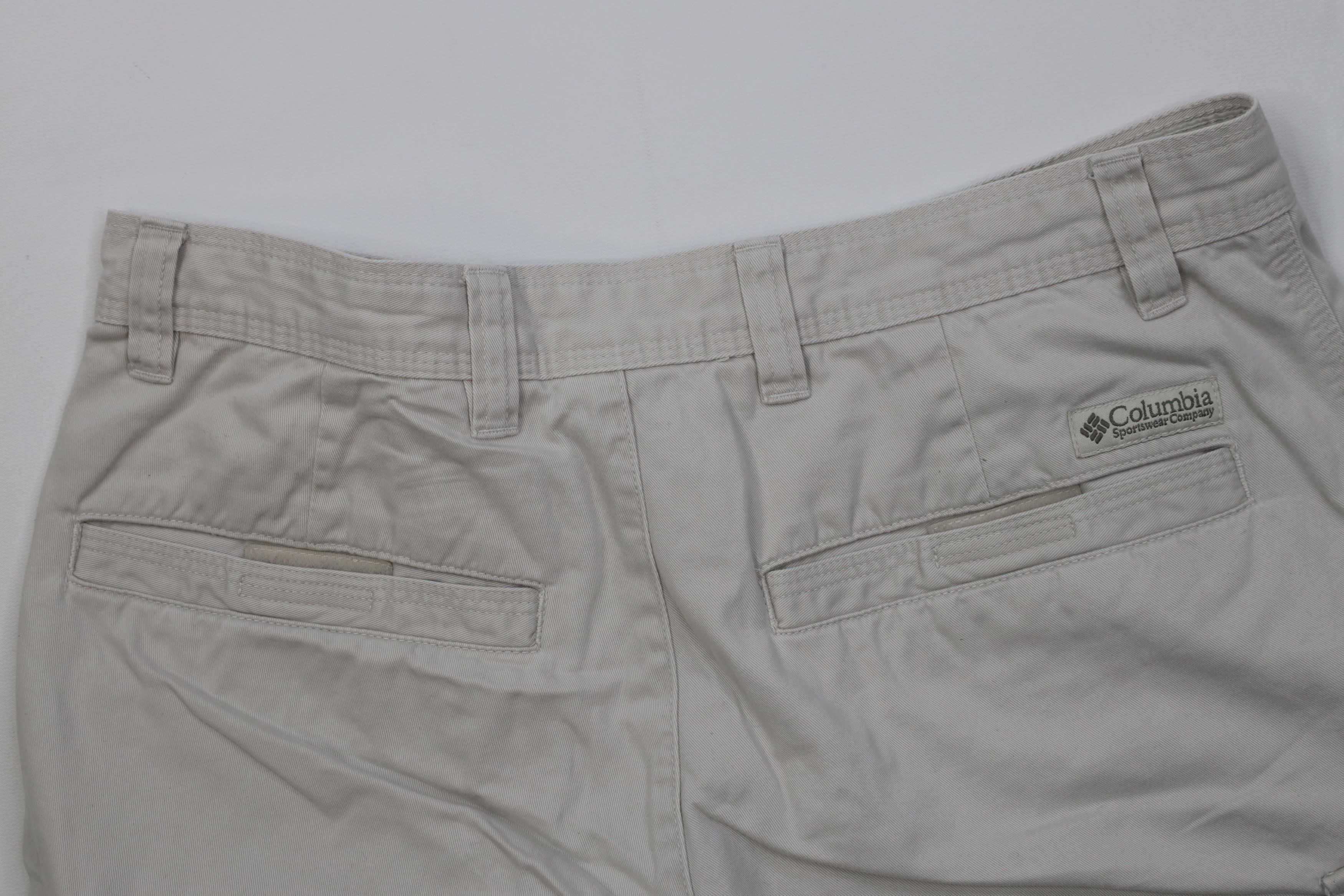 Columbia Vintage Y2K Columbia Above Knee Trekking Cargo Shorts Stone Size US 32 / EU 48 - 9 Thumbnail