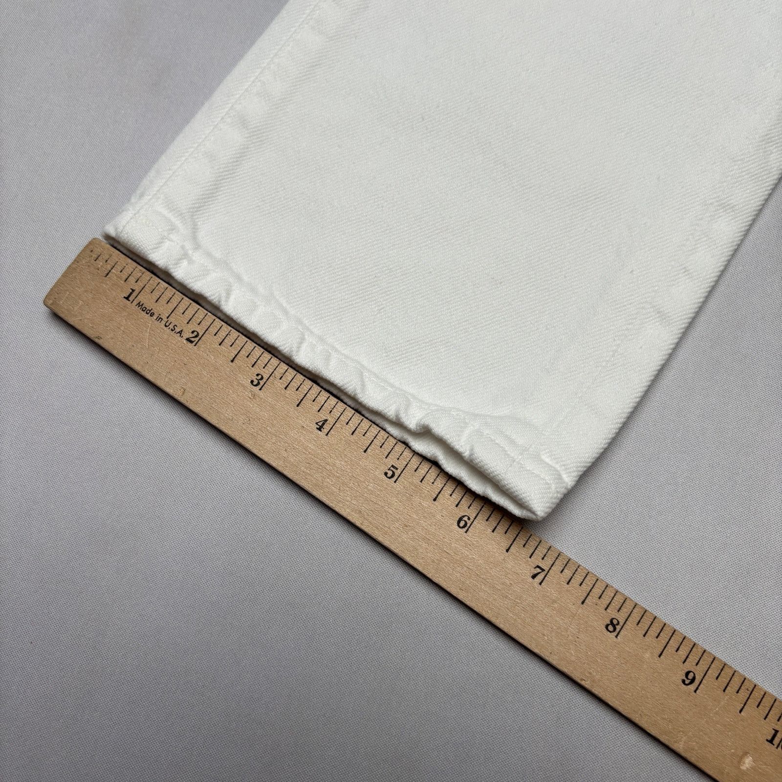 Sid Mashburn $185 Sid Mashburn Slim Straight Jeans 28x32 White Denim Size US 28 / EU 44 - 10 Thumbnail