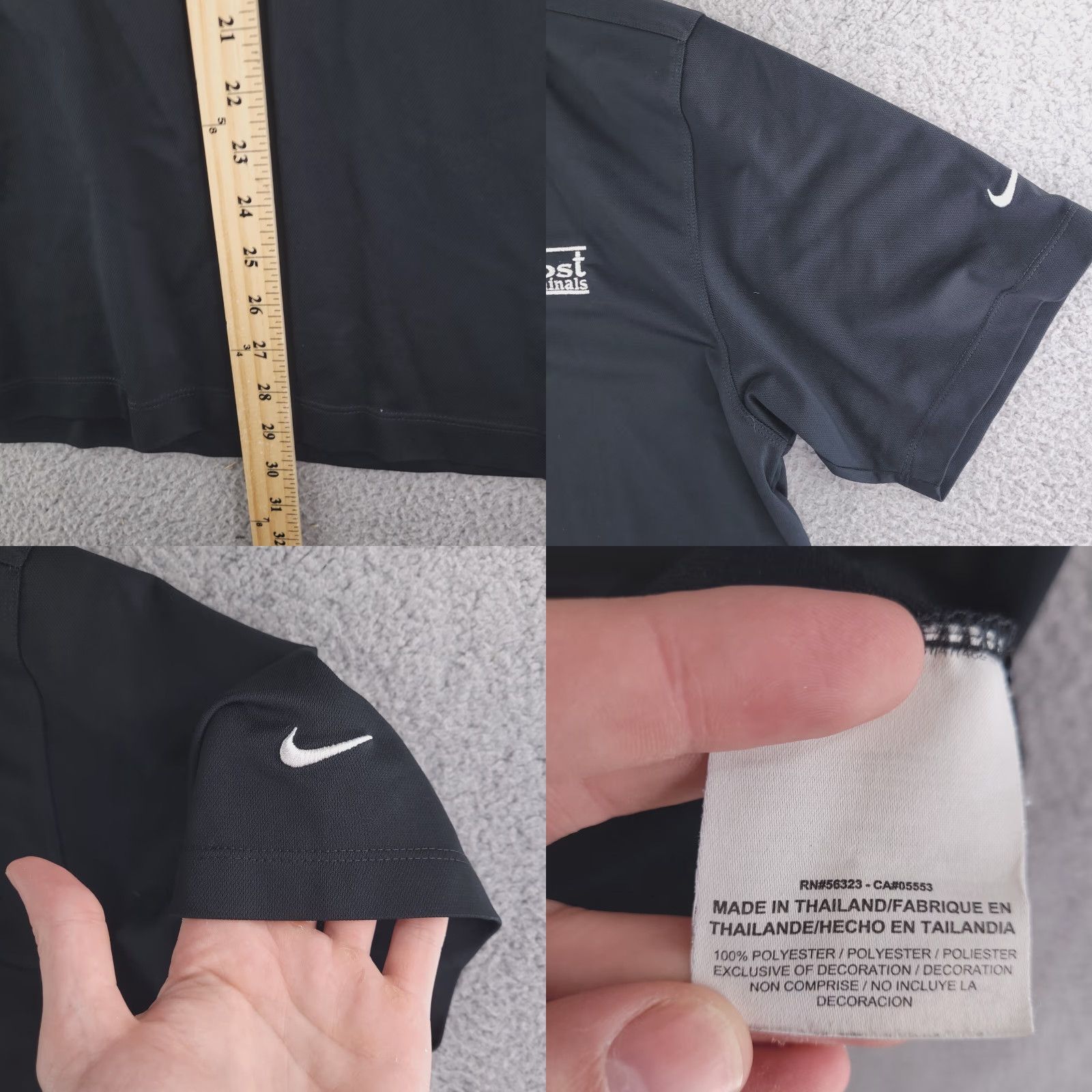 Nike Nike Shirt Mens Large Black Golf Polo Short Sleeve Dri Fit Size US L / EU 52-54 / 3 - 8 Thumbnail