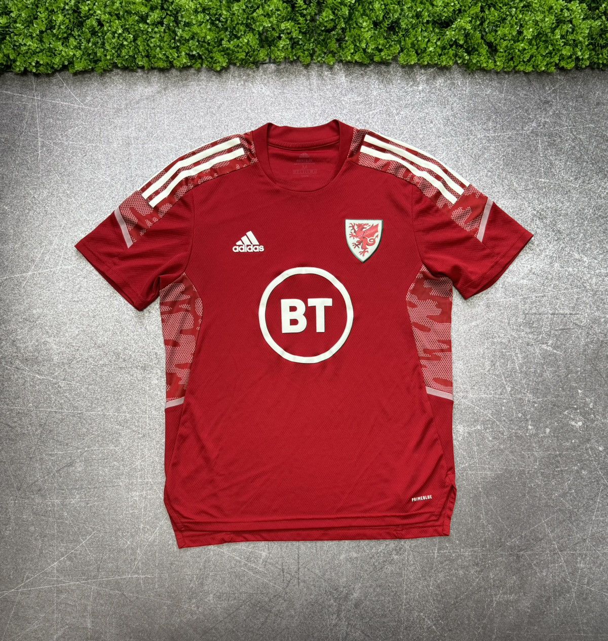 Adidas Adidas Wales 2021 2022 Training Football Shirt Soccer Jersey Size US M / EU 48-50 / 2 - 1 Thumbnail