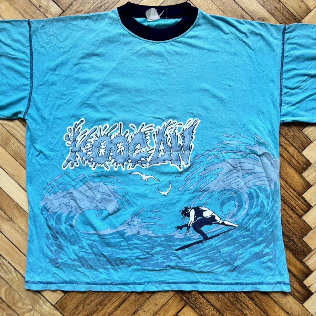 Hysteric Glamour Vintage 80’s Rare Surfe Boxy Crazy Crewneck Punk T-Shirt Size US L / EU 52-54 / 3 - 3 Thumbnail
