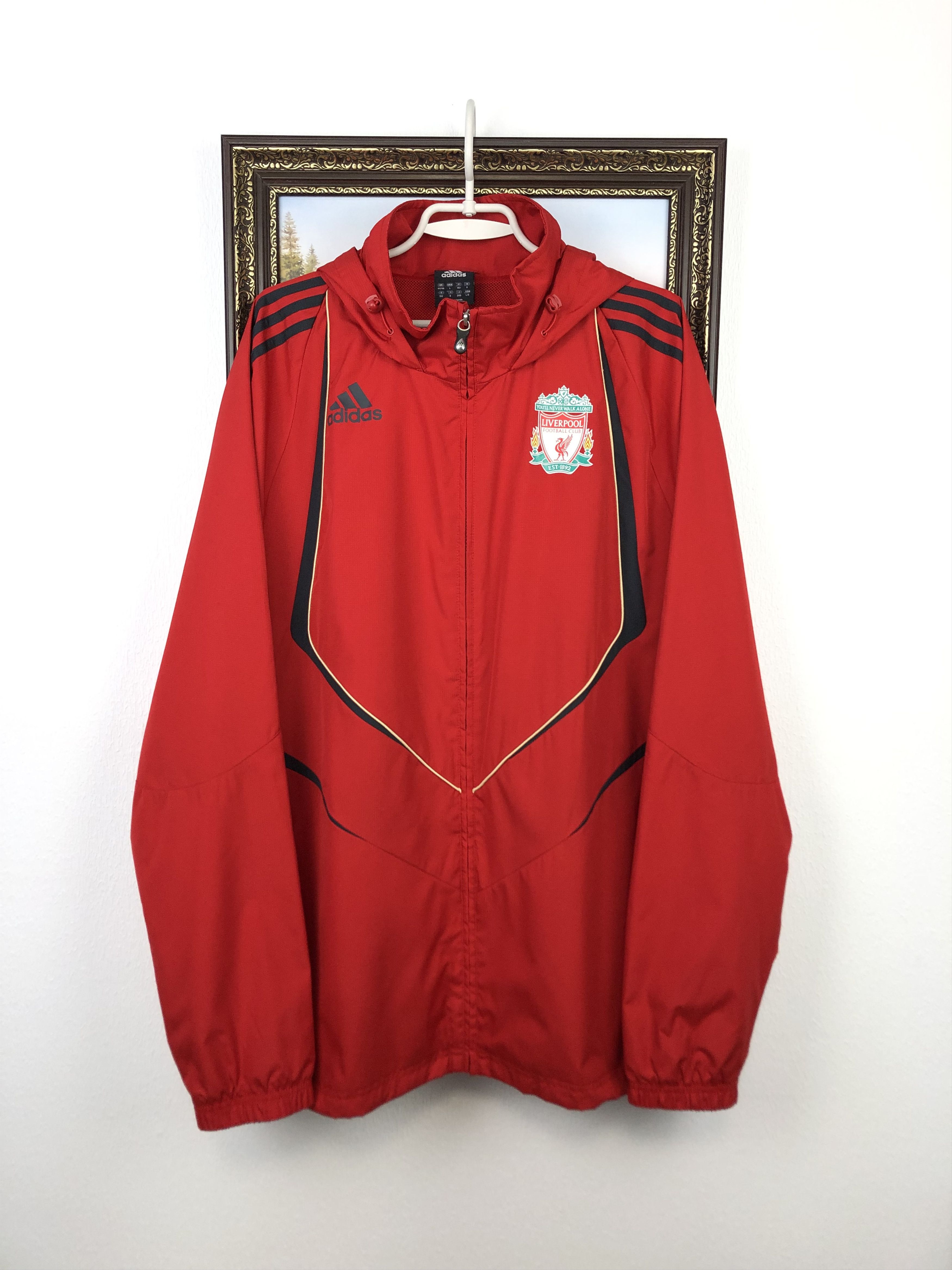 Adidas Vintage Adidas Liverpool Football Jacket Soccer Track Top Size US L / EU 52-54 / 3 - 1 Thumbnail