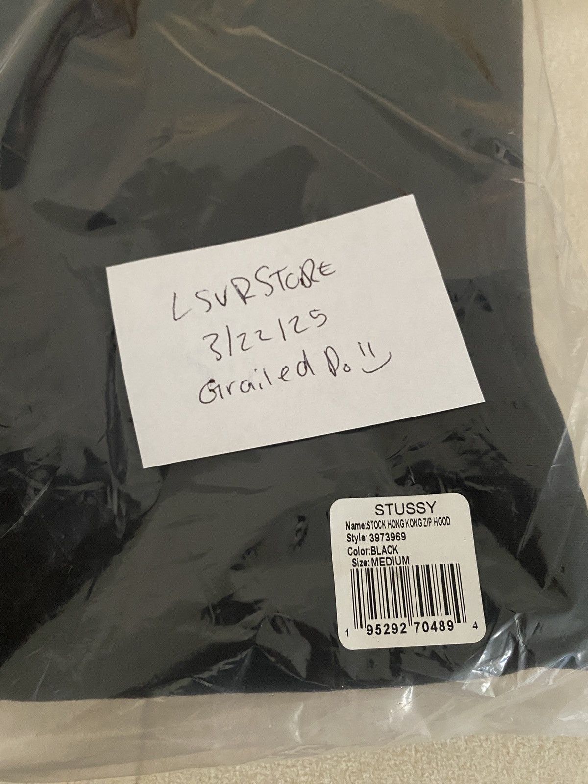 Stussy Stussy 2025 Hong Kong Exclusive Zip Hoodie Black Medium Size US M / EU 48-50 / 2 - 4 Thumbnail
