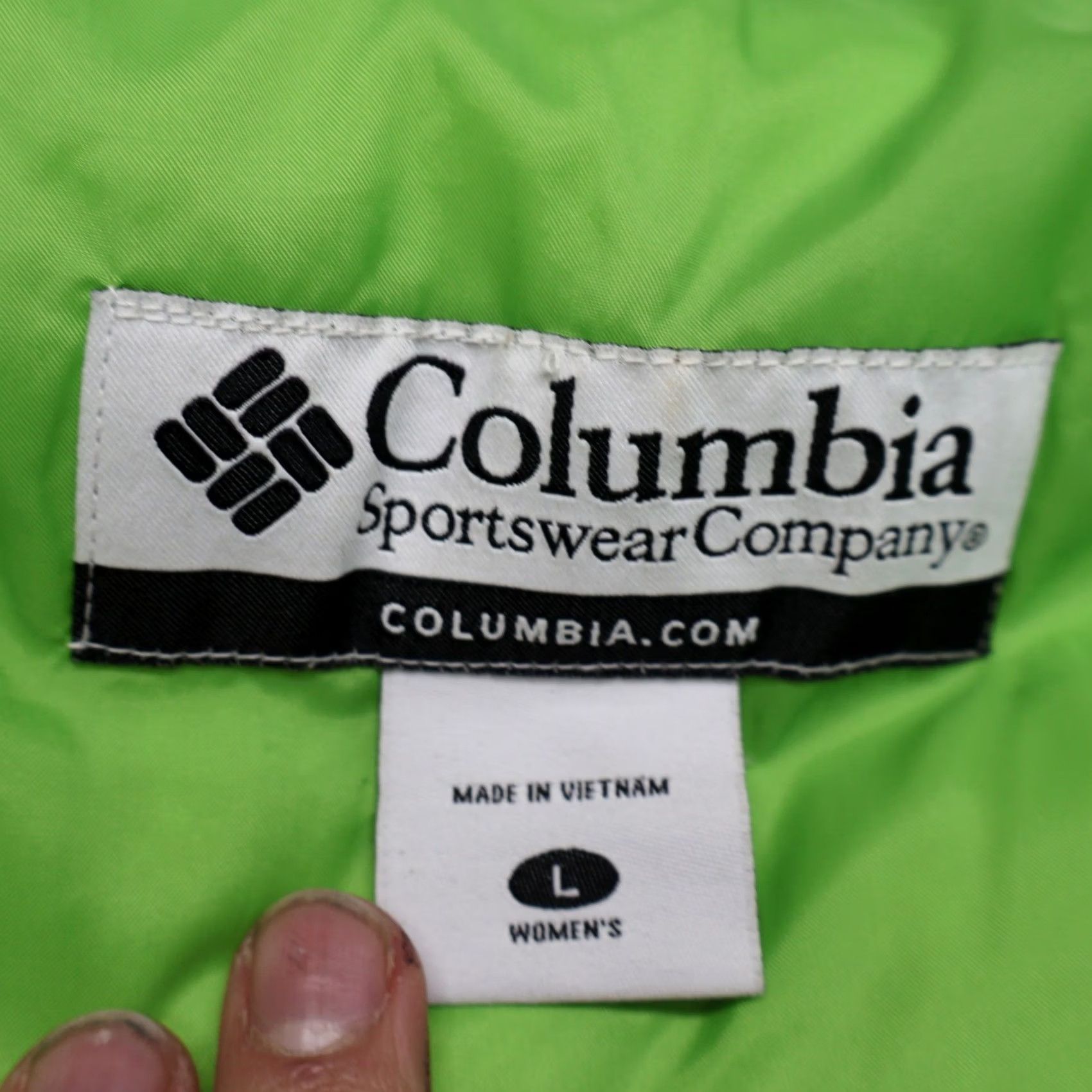 Vintage Columbia Womens Large White Down Insulated Puffer Jacket Size L / US 10 / IT 46 - 7 Thumbnail