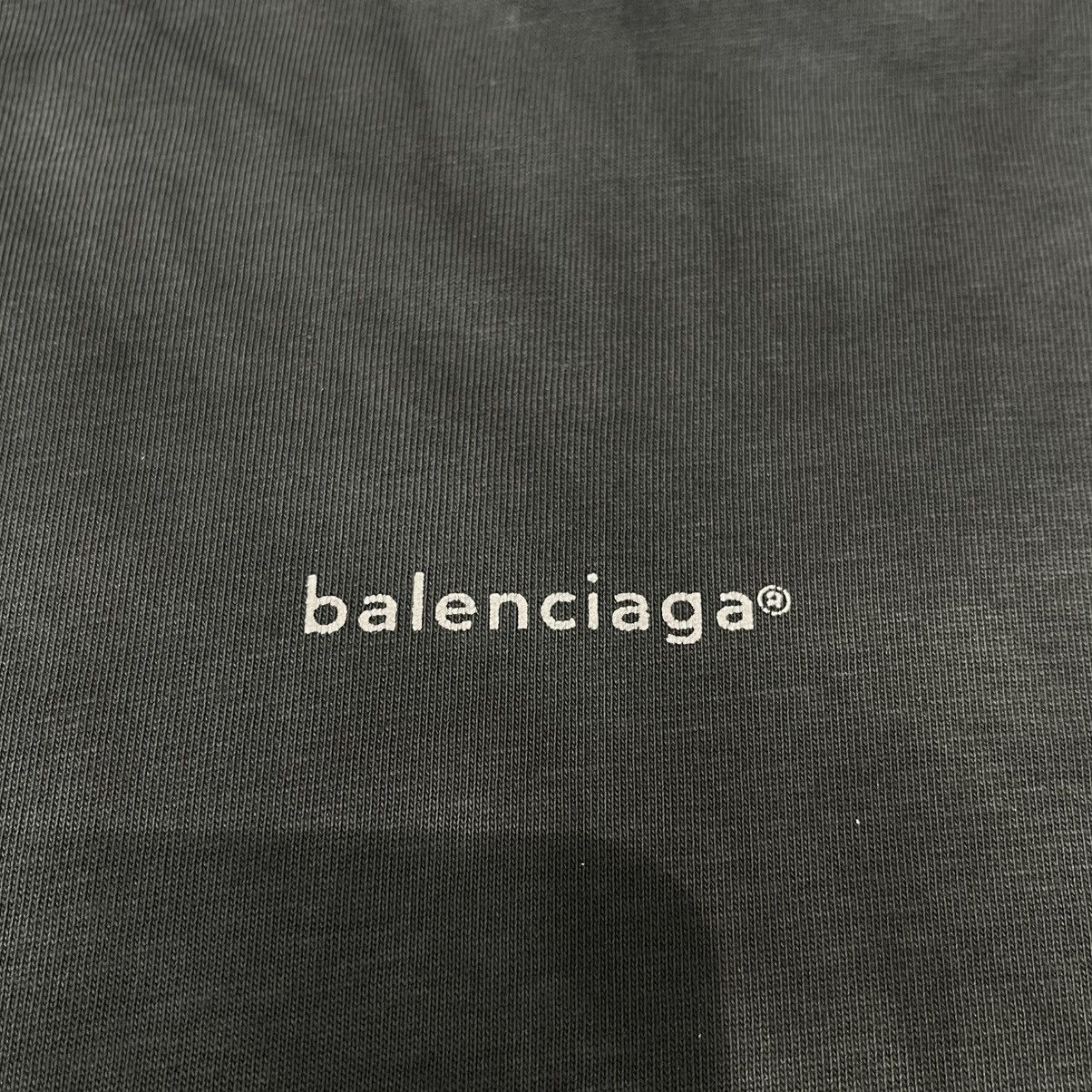 Balenciaga Balenciaga Logo Tee Black Size US M / EU 48-50 / 2 - 3 Thumbnail