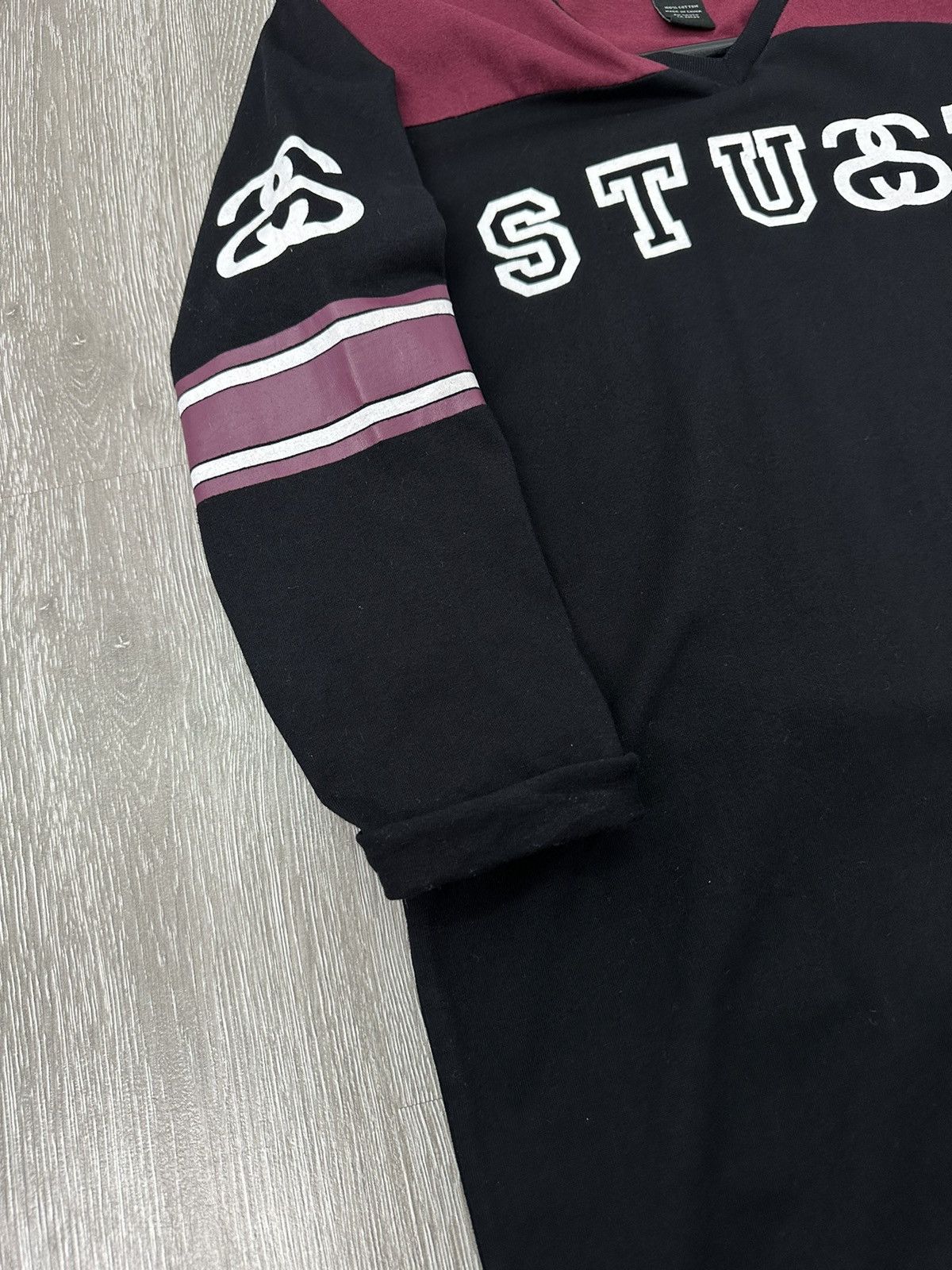 Stussy STUSSY Y2K Big Logo Long Sleeve T-Shirt Sweatshirt Tunic Size S / US 4 / IT 40 - 13 Thumbnail