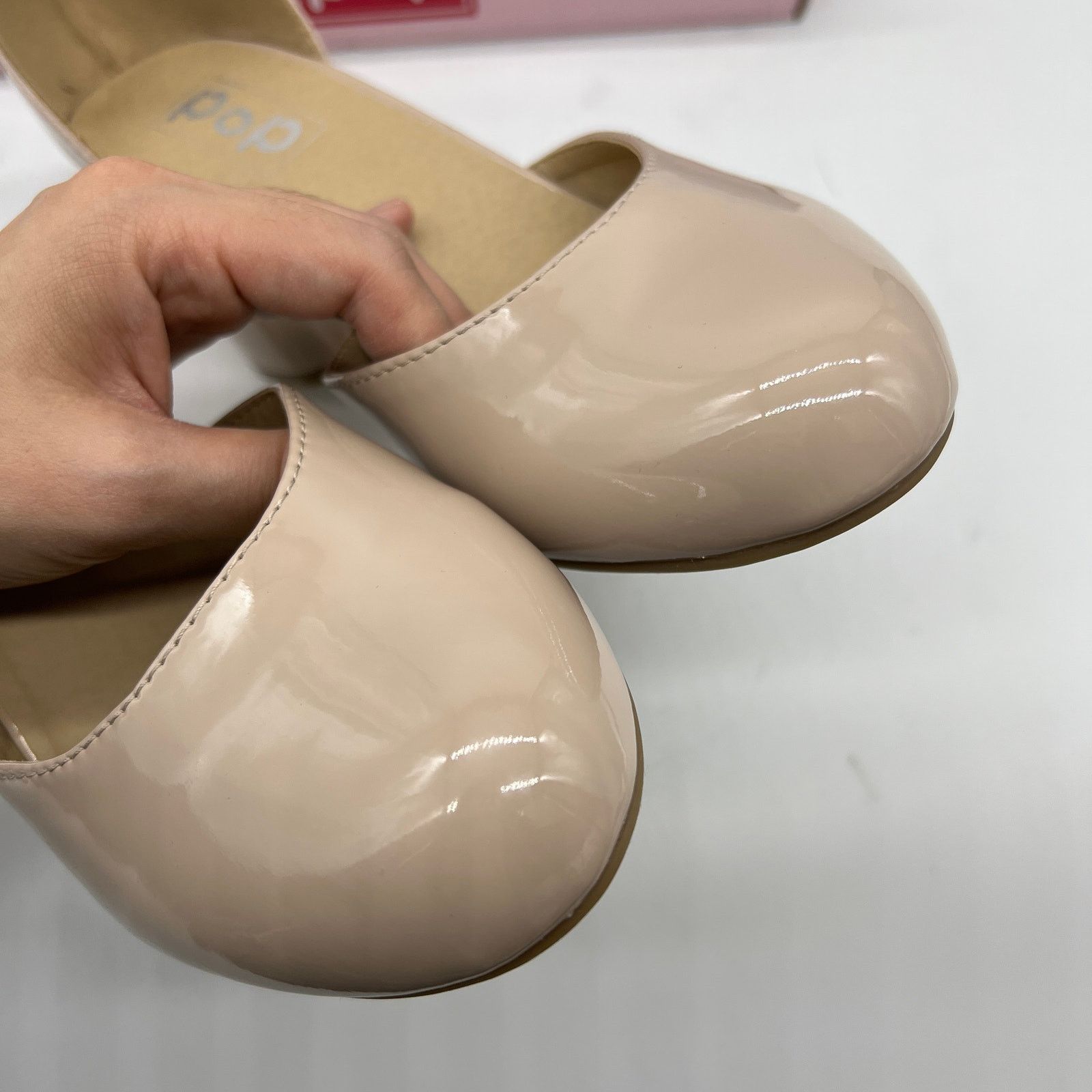 Other Pop Womens Gal Block Heel Nude Pumps Size 10M Size US 10 / IT 40 - 12 Thumbnail