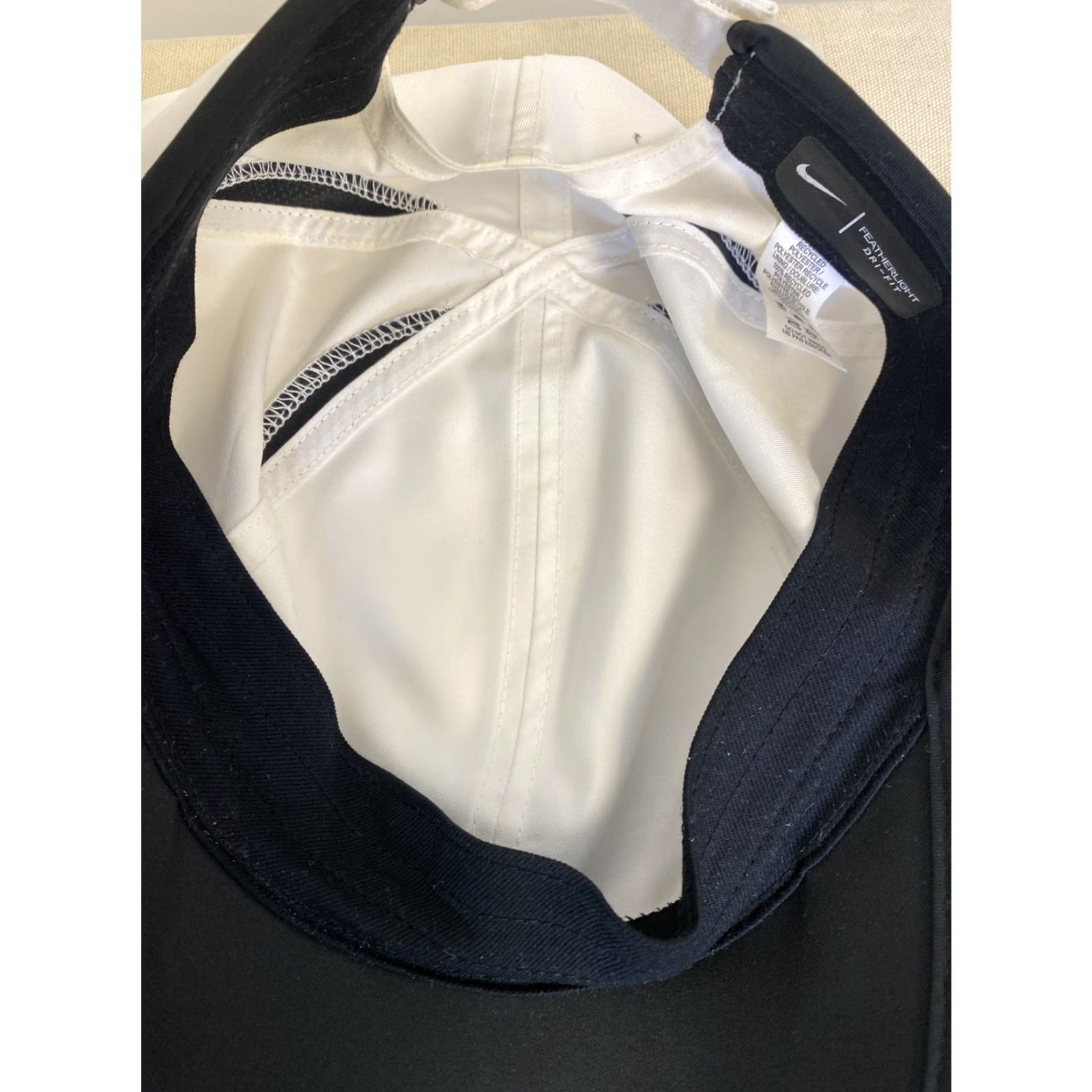 Nike Nike Baseball Cap Mens Adjustable Strap Back White Lightweight Golf Tennis Sports Hat Size ONE SIZE - 5 Thumbnail
