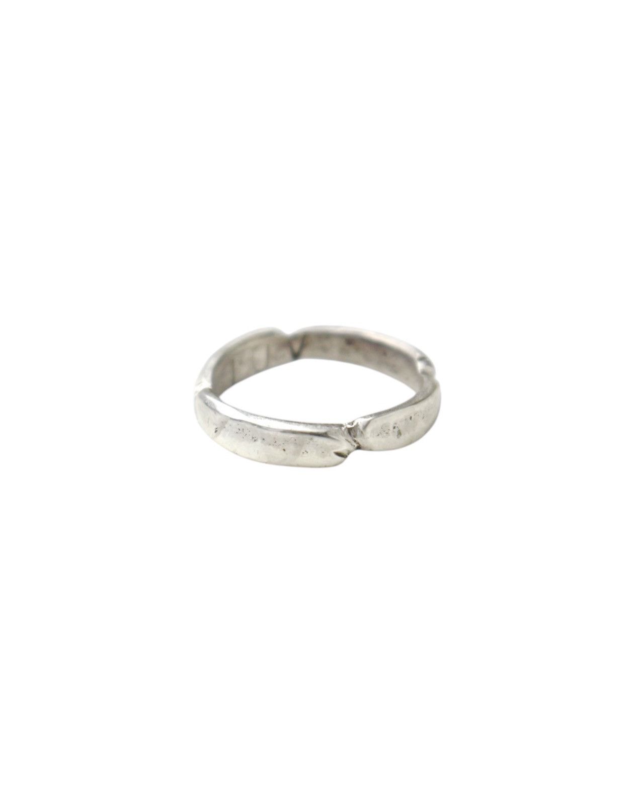 Japanese Brand 2000S JAPANESE SILVER SPLIT BAMBOO RING Size ONE SIZE - 2 Thumbnail