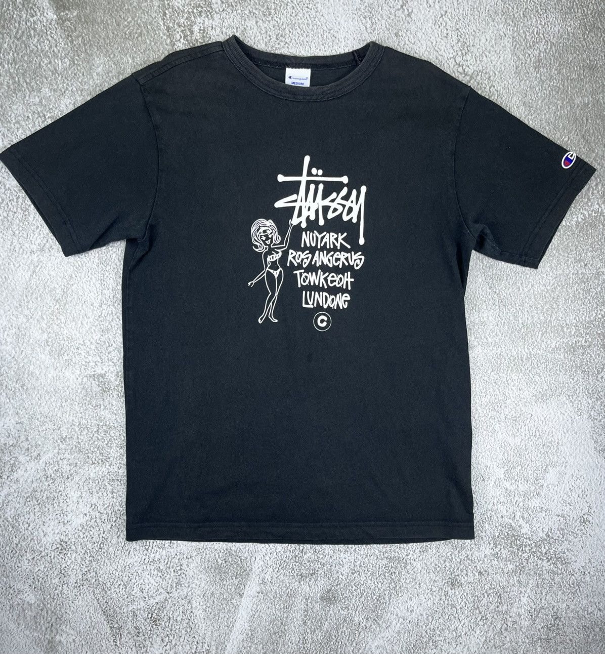 Stussy Stussy X Champion💥Rare Size US M / EU 48-50 / 2 - 1 Thumbnail