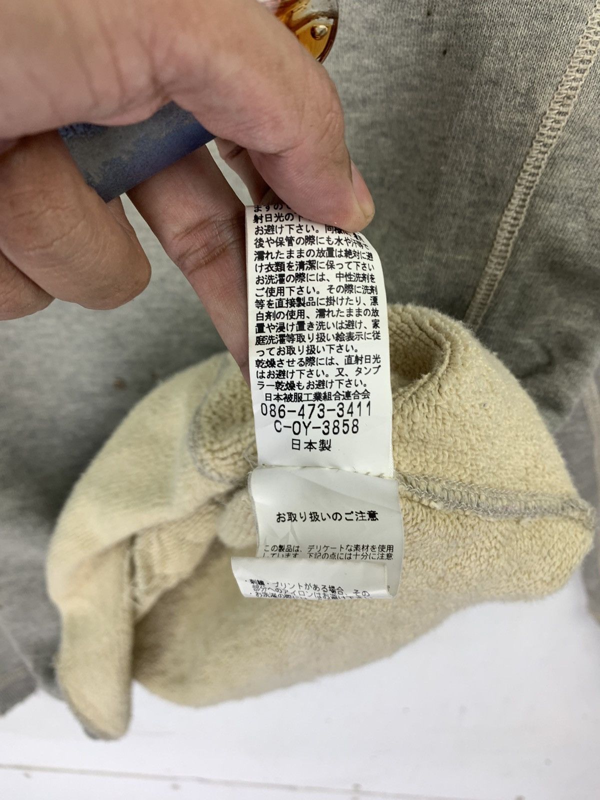 Johnbull Johnbull Sweatshirts Distressed Design Gray Colour Size US M / EU 48-50 / 2 - 7 Thumbnail