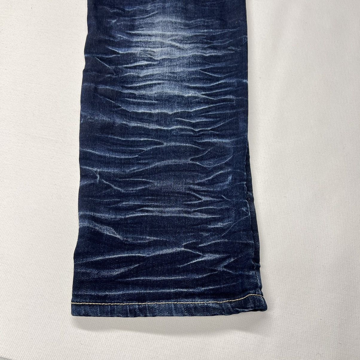 Vintage Copper Rivet Jeans Blue Denim Straight Y2K Hip Hop Baggy Size US 38 / EU 54 - 12 Thumbnail