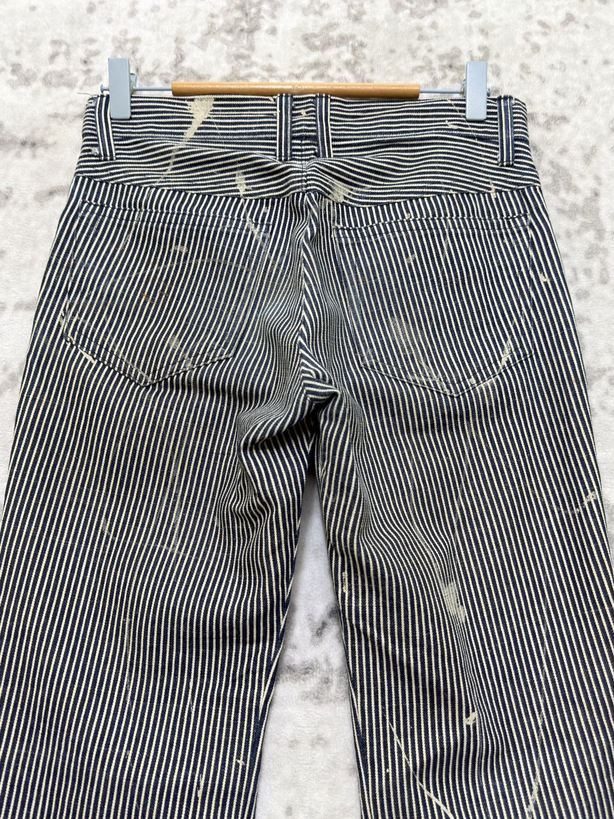 Nicole Club Monsieur Nicole Hickory Flare Paint Splash Workwear Pants Size US 28 / EU 44 - 9 Thumbnail