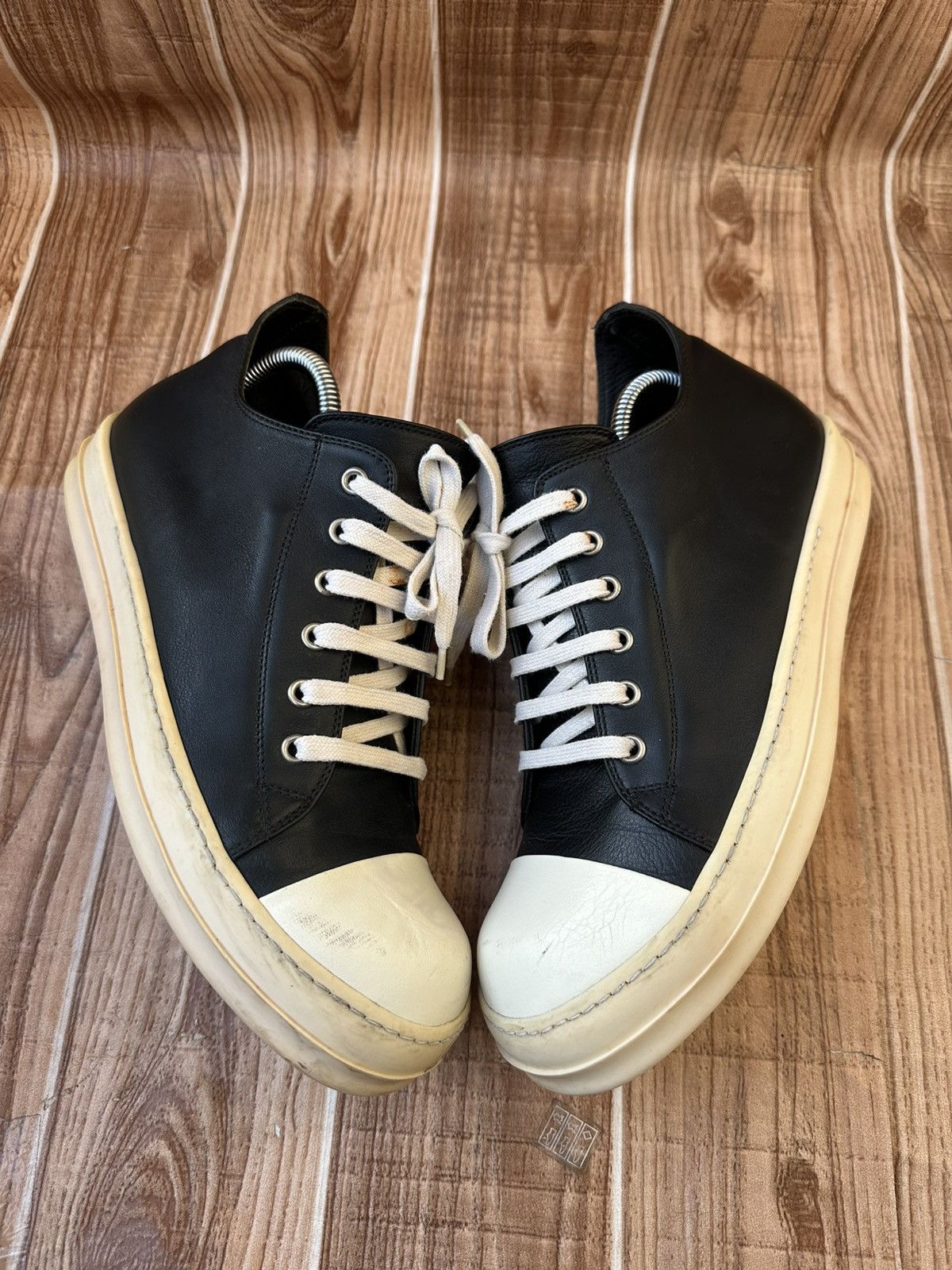 Rick Owens Rick Owens SS16 Leather Mainline Ramones Calf Leather Size US 8.5 / EU 41-42 - 5 Thumbnail