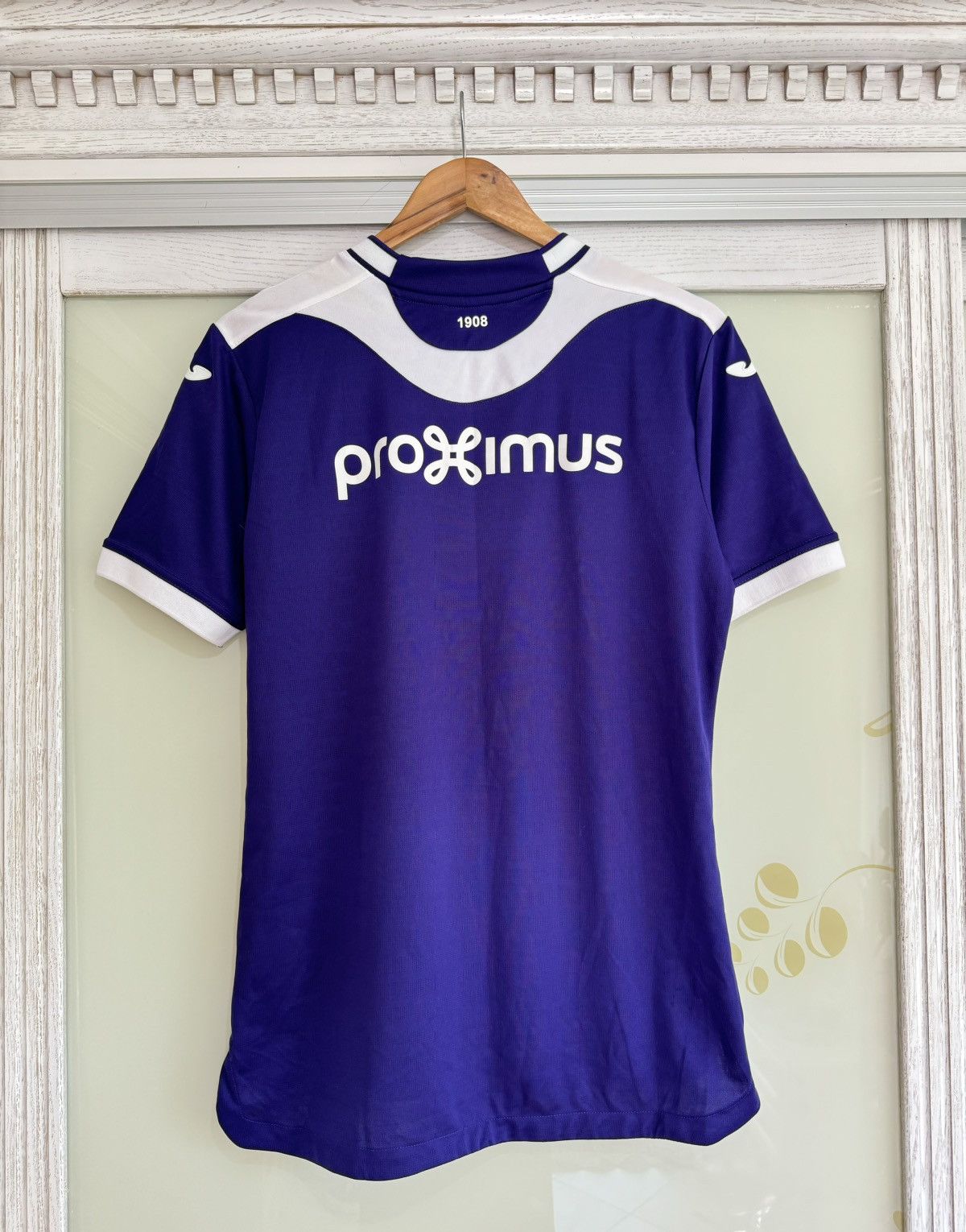 Adidas Anderlecht 2019-2020 Home Soccer Jersey Football Kit Shirt Size US M / EU 48-50 / 2 - 2 Thumbnail