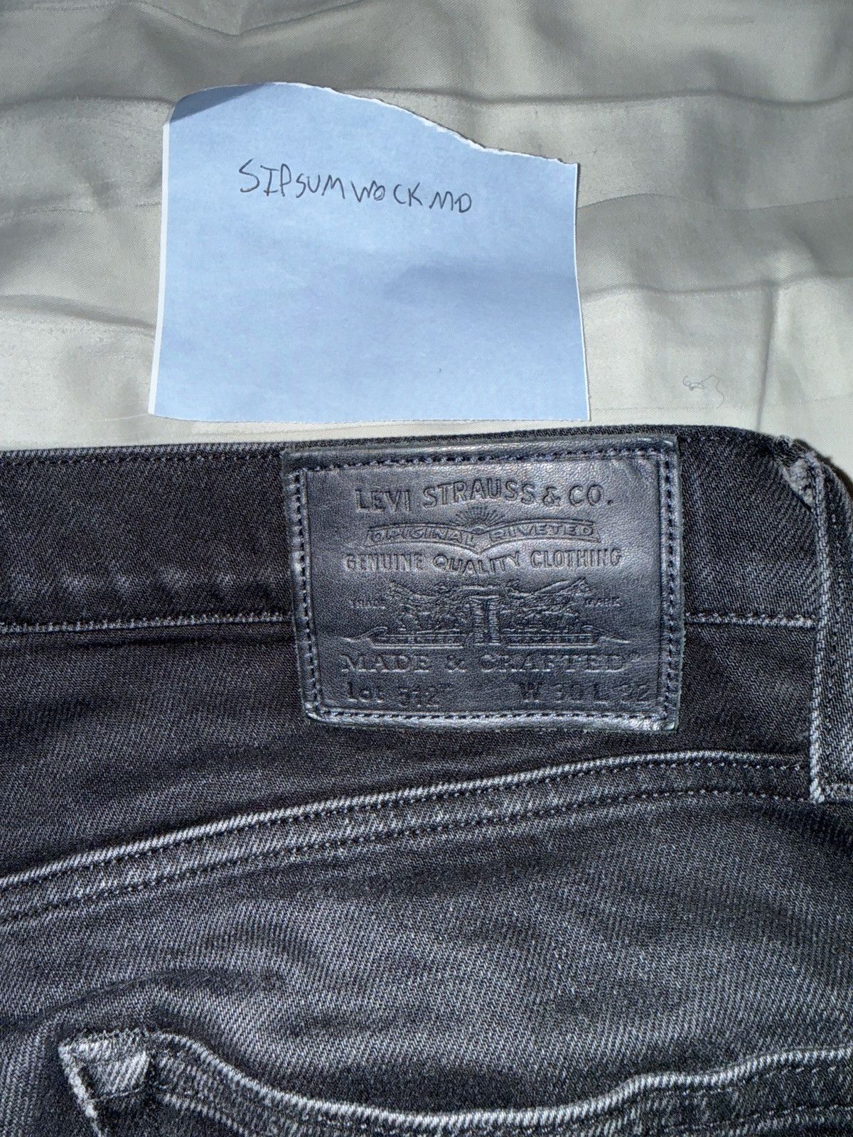 Levi's Made & Crafted LEVIS MADE AND CRAFTED 512 SLIM TAPER DENIM Size US 30 / EU 46 - 6 Thumbnail