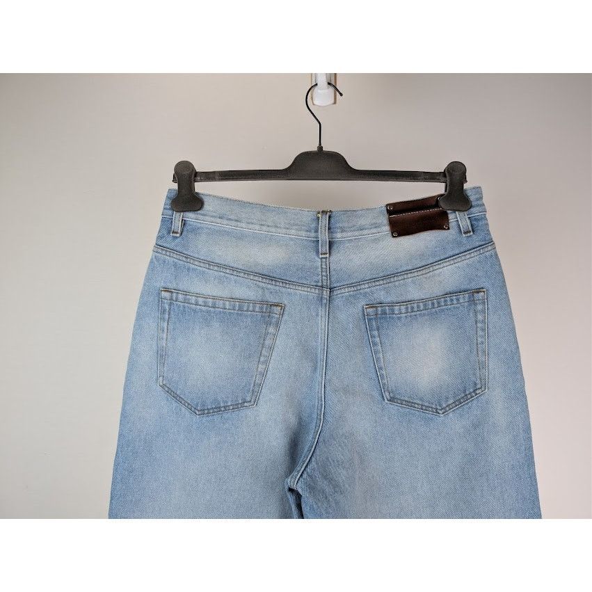 Dries Van Noten o1rshd1 Bershka Baggy Fit Denim Pants in Mid Blue Size US 34 / EU 50 - 13 Thumbnail