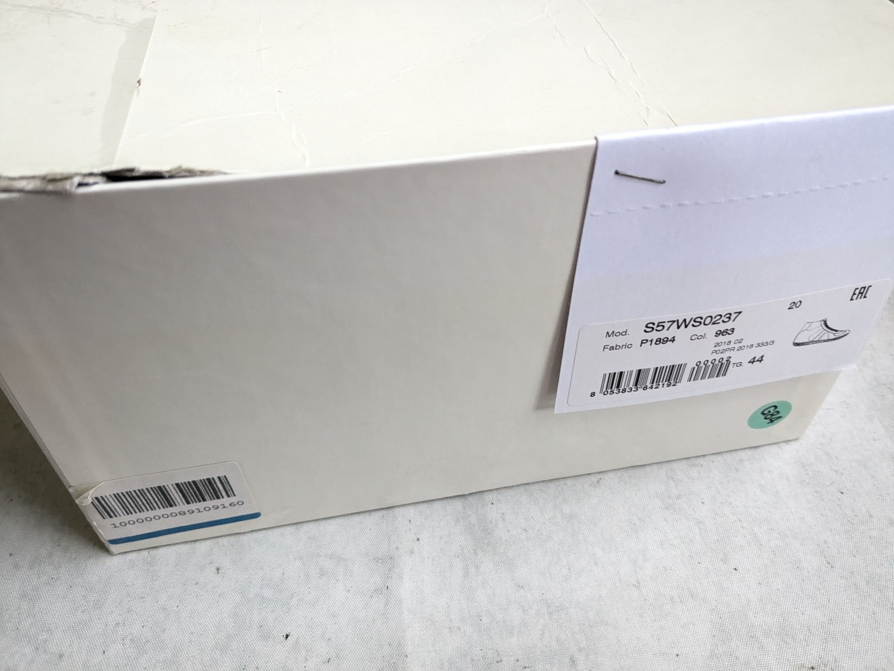 Maison Margiela Maison Margiela Replica GAT White Blue 11 44 High Tops Size US 11 / EU 44 - 21 Thumbnail