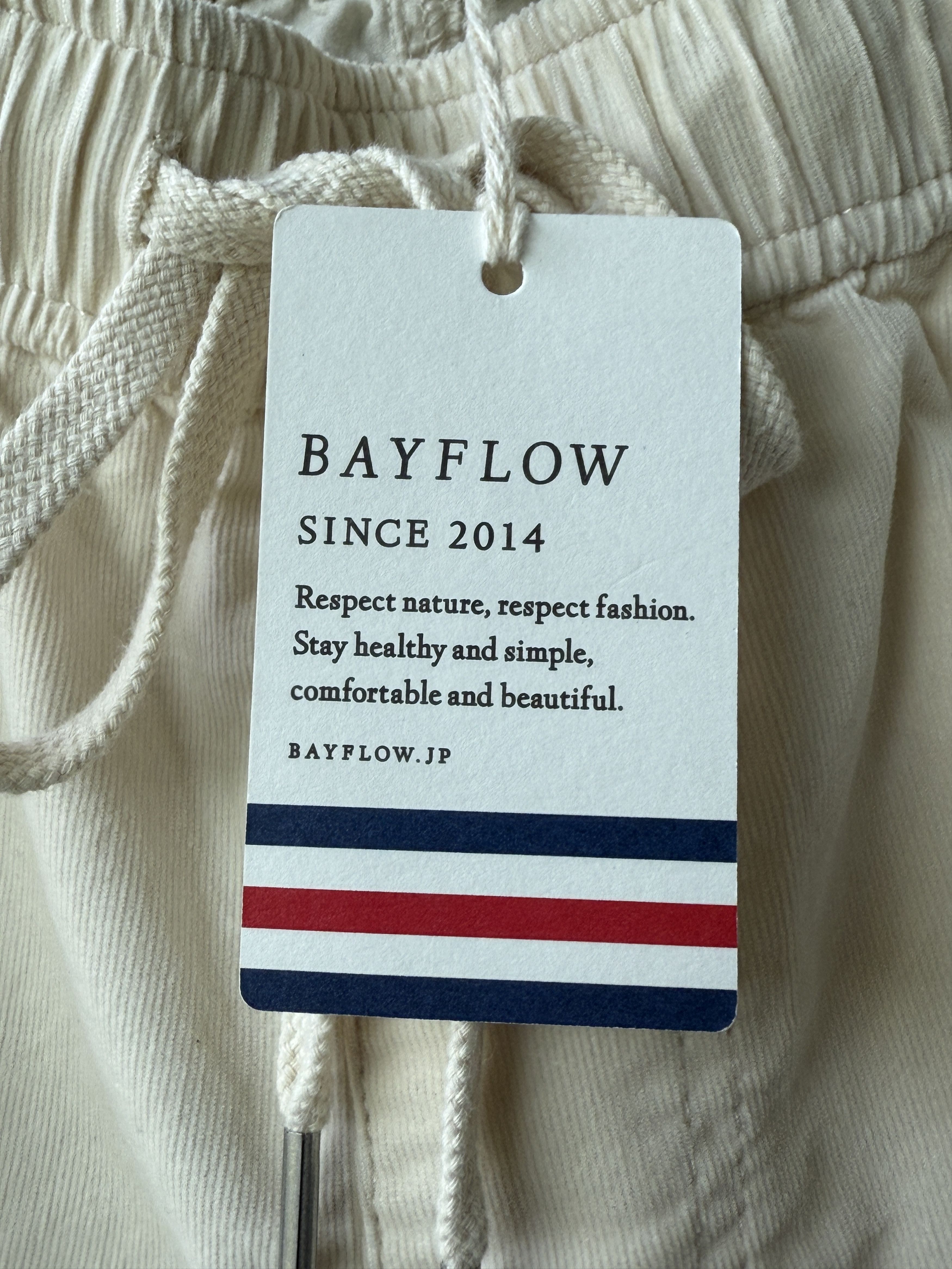 Japanese Brand Bayflow Japan Mens Beige Thin Corduroy Summer Shorts Size US 32 / EU 48 - 16 Thumbnail
