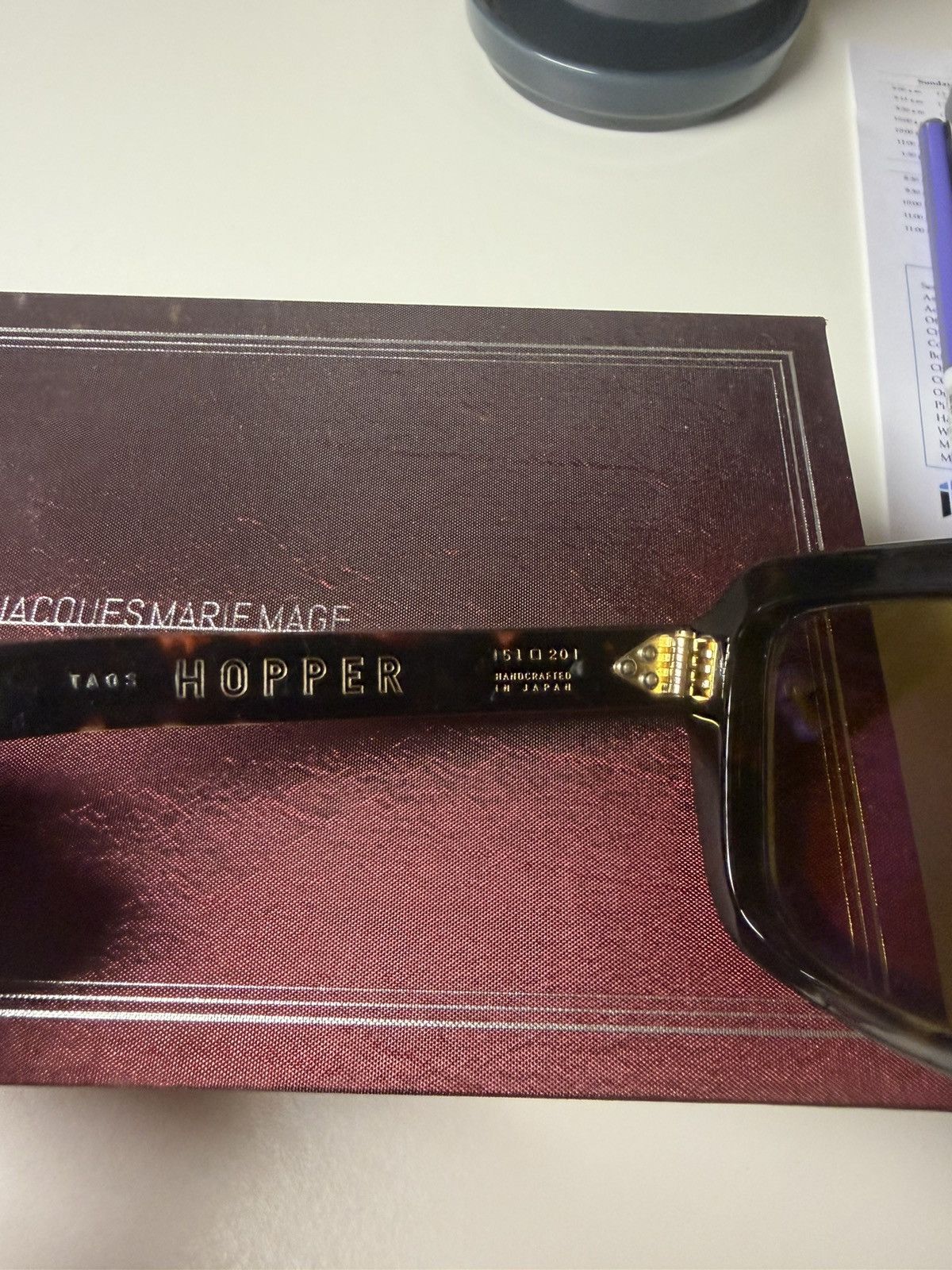 Jacques Marie Mage Jacques Marie Mage Taos Dark Havana Size ONE SIZE - 4 Thumbnail