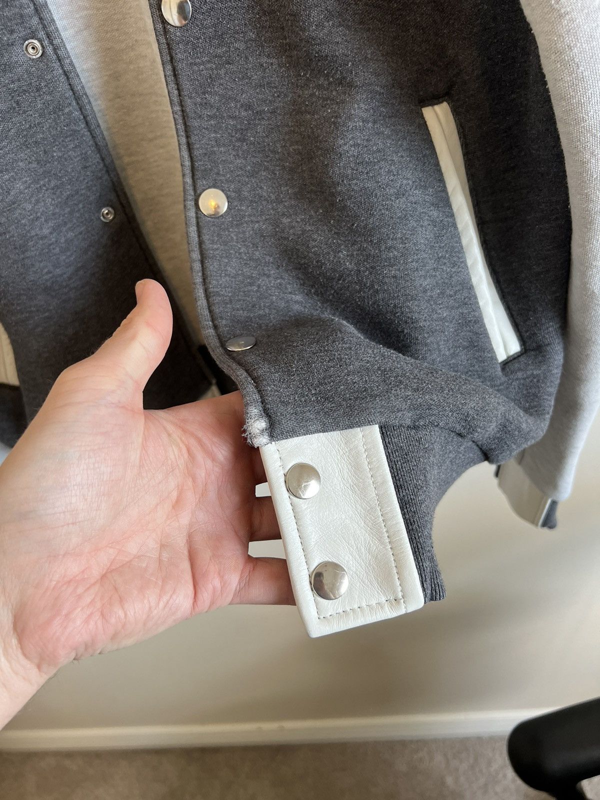 Sacai Sacai Stadium Bomber Leather made in Japan black bomber Size US S / EU 44-46 / 1 - 4 Thumbnail