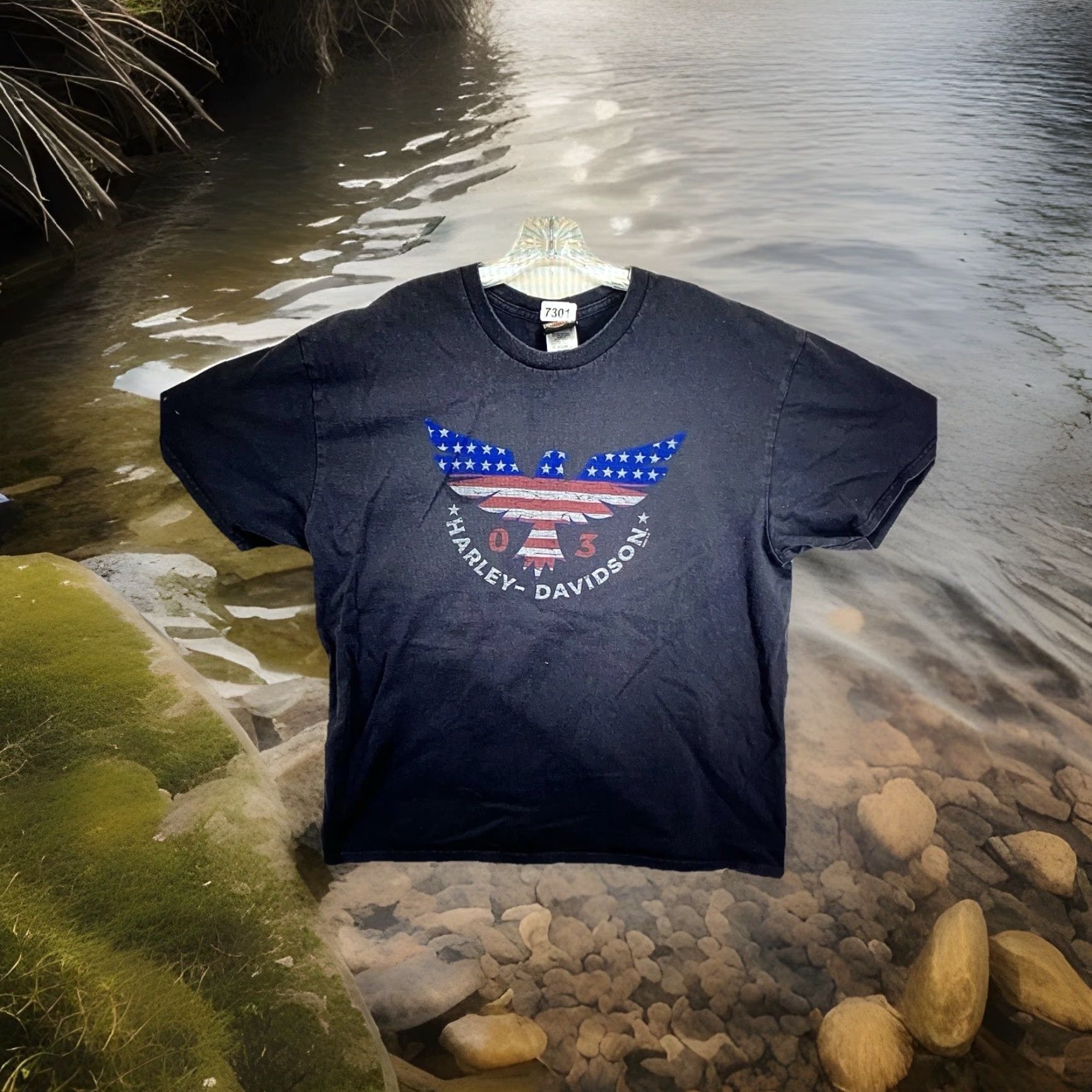 Harley Davidson Harley-Davidson Men’s XL T-Shirt Gray Biker Beach USA 2020 Bikefest Size US XL / EU 56 / 4 - 2 Thumbnail