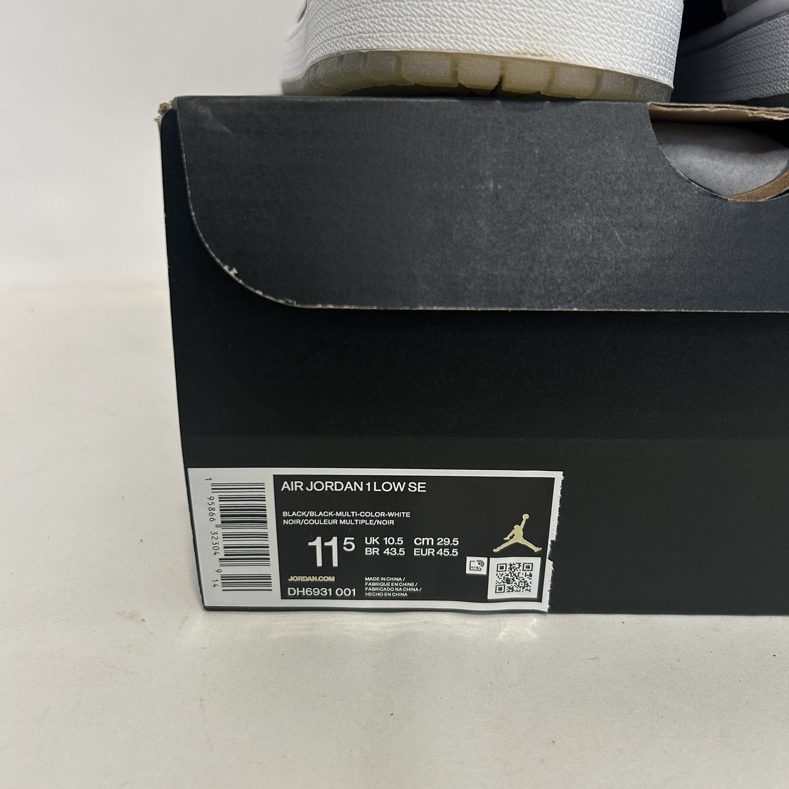 Nike Nike Air Jordan 1 Low SE Retro “Diamond Shorts” Size US 11.5 / EU 44-45 - 5 Thumbnail