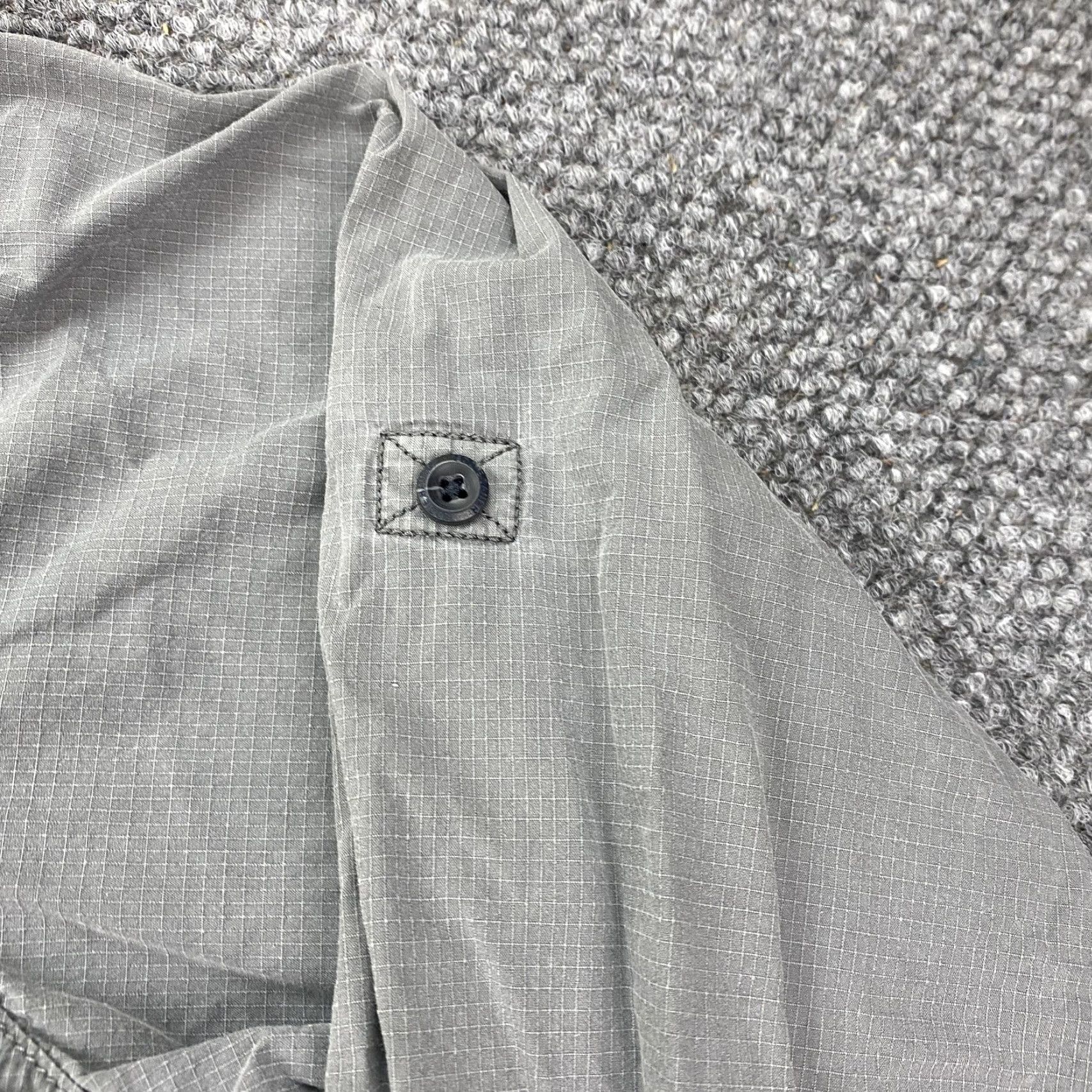 Eddie Bauer Eddie Bauer Shirt Mens Tall XL Gray Classic Fit Ripstop Long Sleeve Roll Tab Size US XL / EU 56 / 4 - 5 Thumbnail