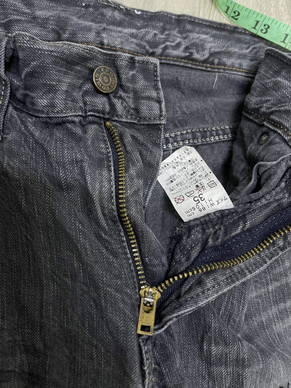 Edwin Vintage Edwin 502 Distressed Size US 35 - 16 Thumbnail