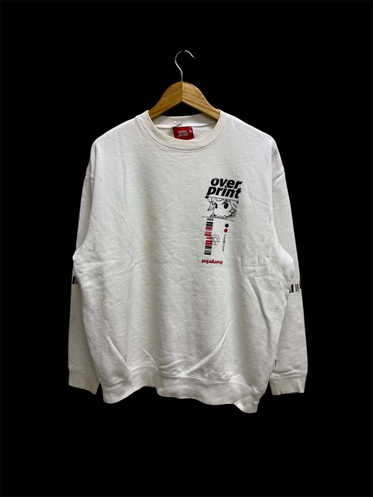 Japanese Brand Overprint X Ackybright Graphic Sweatshirt Size US XL / EU 56 / 4 - 2 Thumbnail