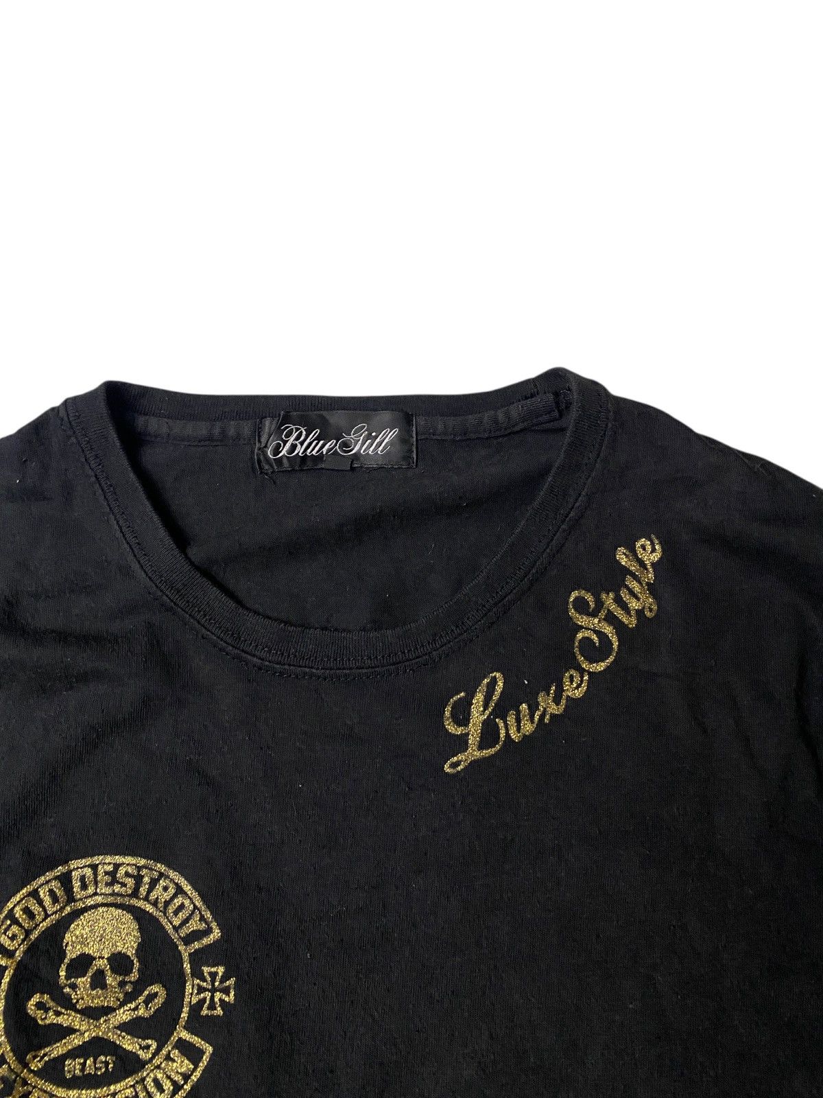 Hysteric Glamour 2000's Blue Jill Skull Poem Beast Longsleeve Size US XS / EU 42 / 0 - 6 Thumbnail