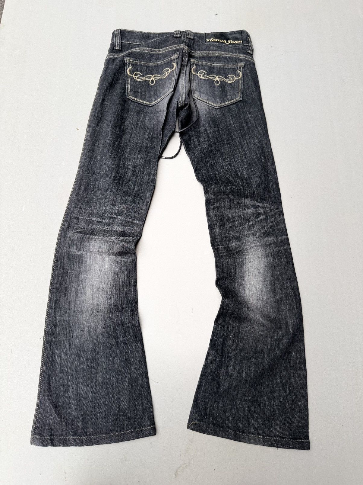 Japanese Brand VIENUS lace up flare jeans Size US 26 / EU 42 - 2 Thumbnail