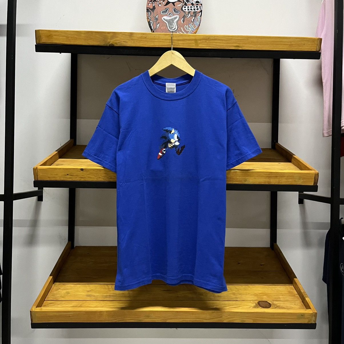 Gildan Sega Sonic Pixel Logo Video Games Movie Size US M / EU 48-50 / 2 - 1 Thumbnail