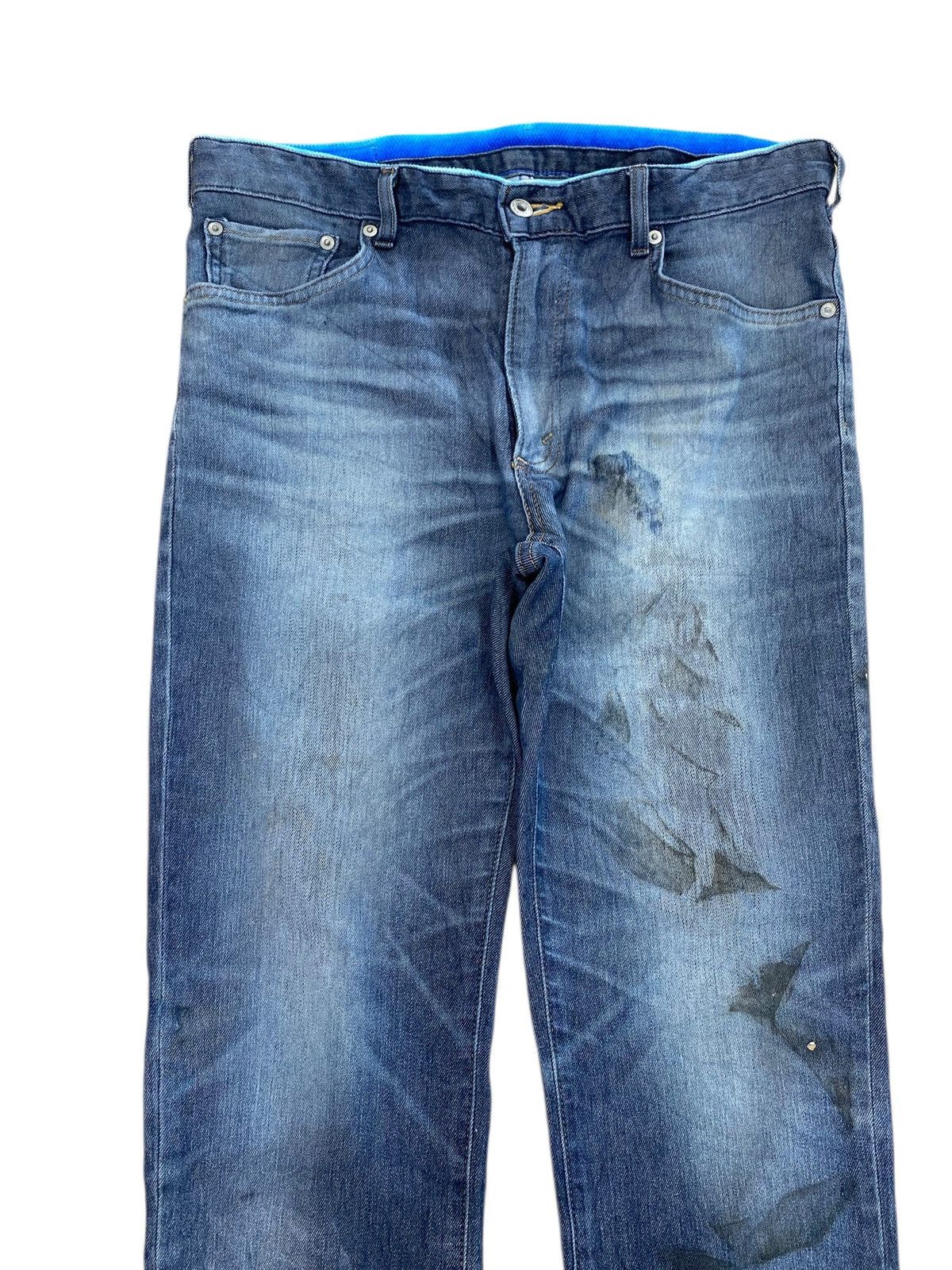 Edwin Edwin Faded Wash Whiskers Style Bootcut Soft Jeans Size US 34 / EU 50 - 2 Thumbnail