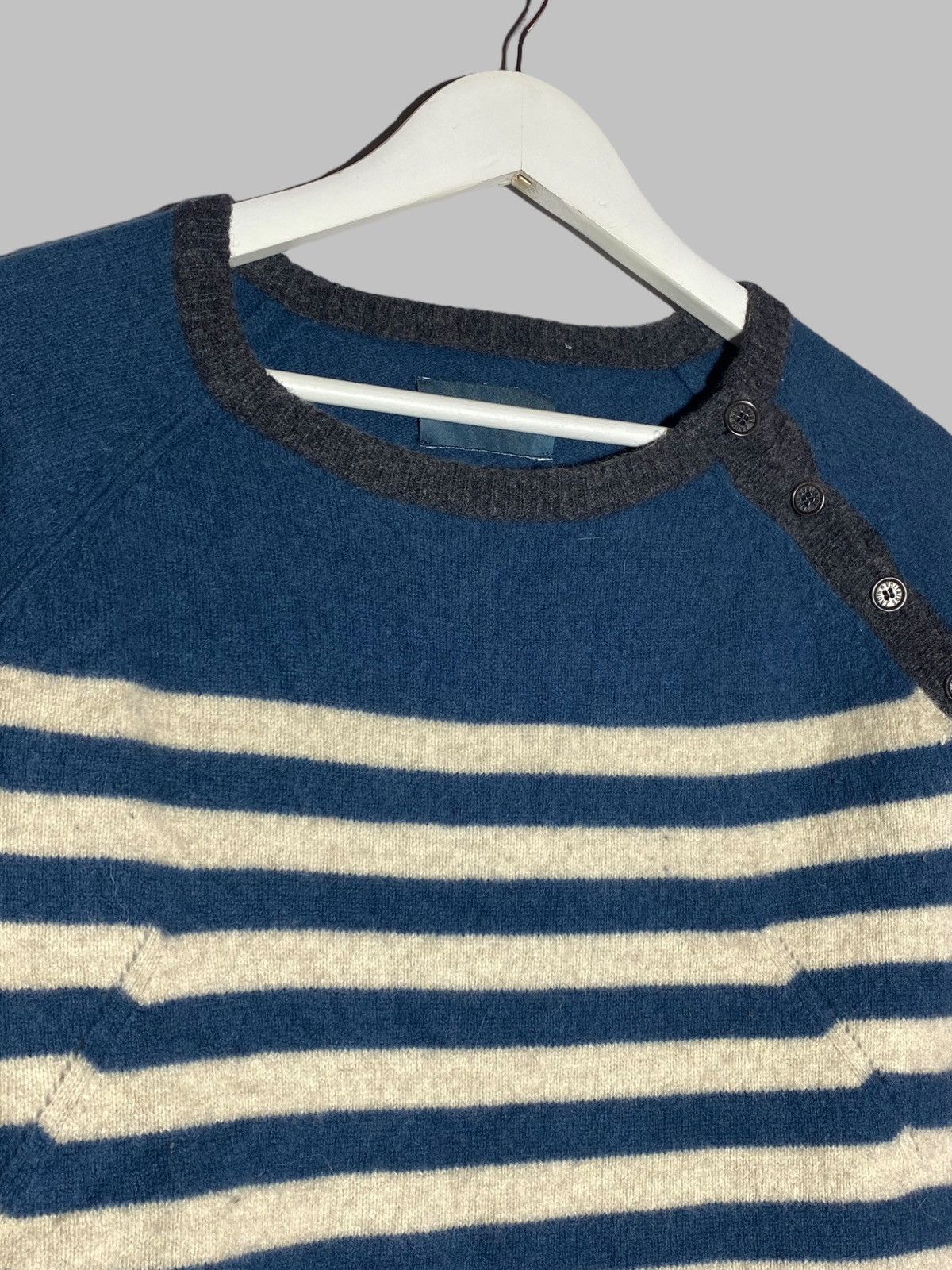 Zadig & Voltaire Zadig & Voltaire Wool Sweater Jumper Striped Pattern Size S Size S / US 4 / IT 40 - 3 Thumbnail