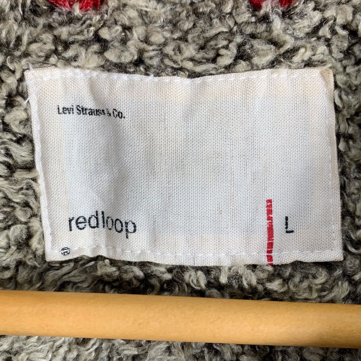 Vintage Vintage LEVIS STRAUSS REDLOOP Deep Pile Sherpa Inside Coat Size US L / EU 52-54 / 3 - 8 Thumbnail