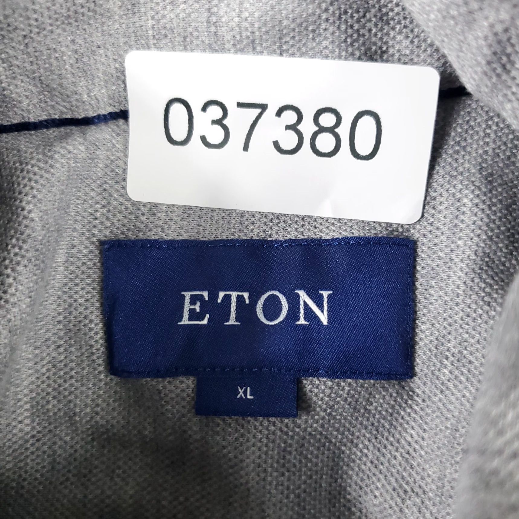 Eton Etón Shirt Adult XL Gray Cotton Button-Up Long Sleeve Casual Formal Business Workwear Mens Size US XL / EU 56 / 4 - 6 Thumbnail